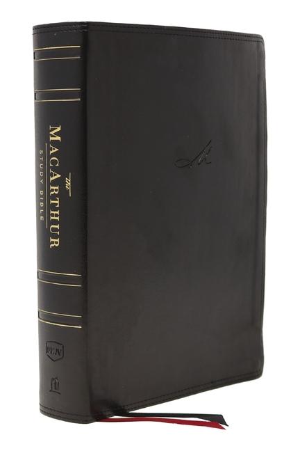 Vorderes Coverbild Nkjv, MacArthur Study Bible, 2nd Edition, Leathersoft, Black, Comfort Print