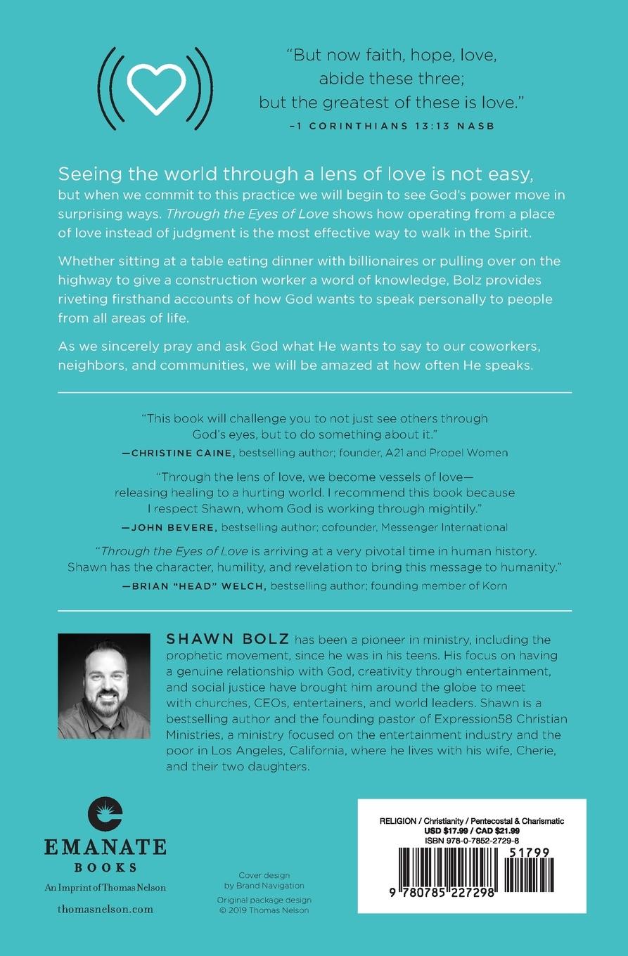 Rückseitencover Through the Eyes of Love