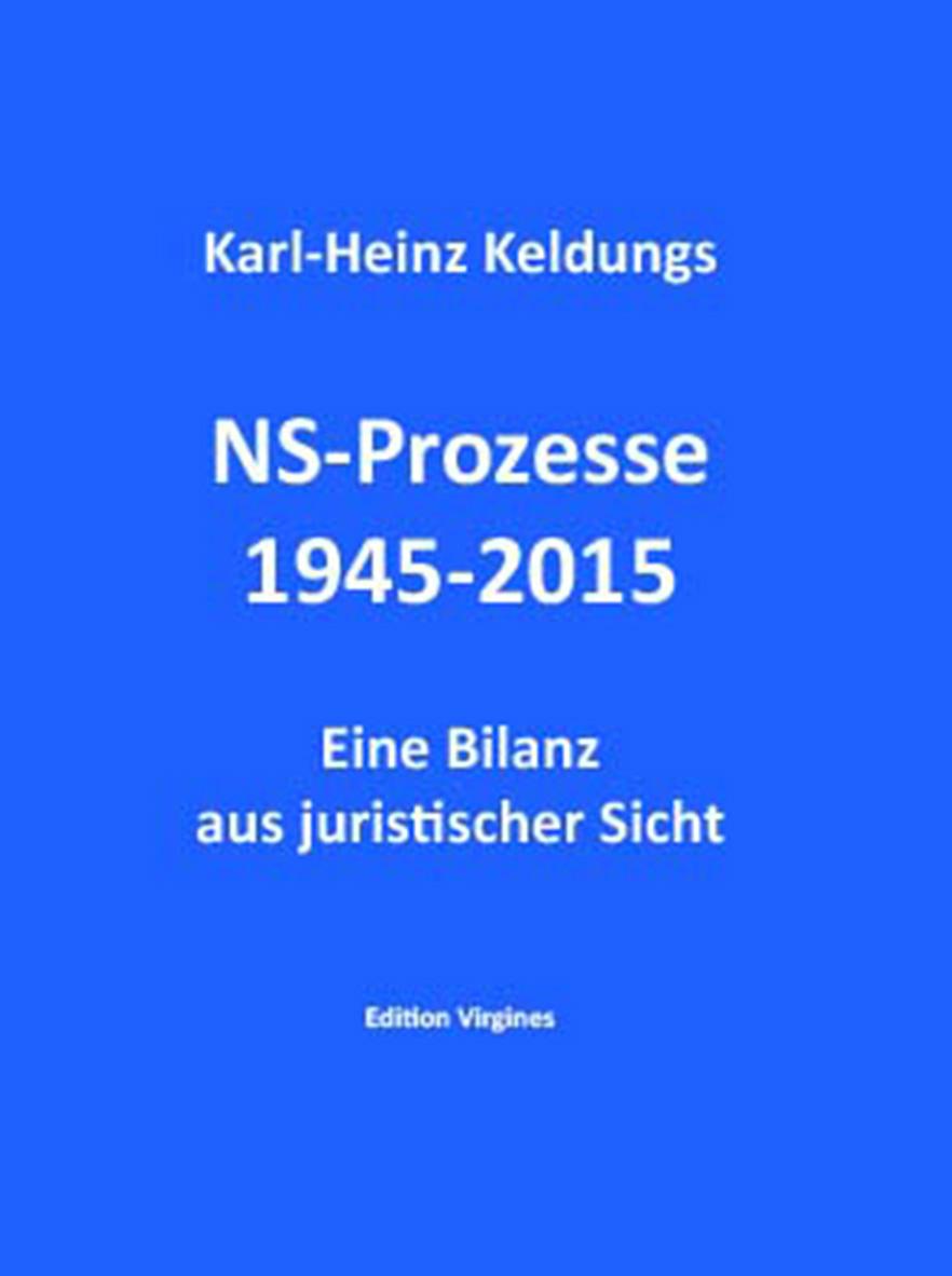 Vorderes Coverbild NS-Prozesse 1945-2015