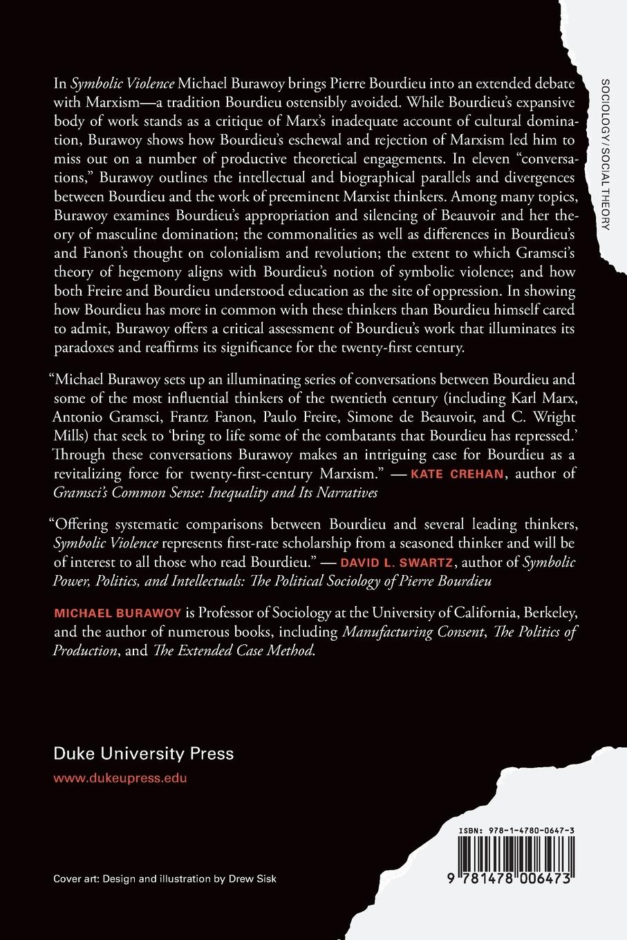 Rückseitencover Symbolic Violence