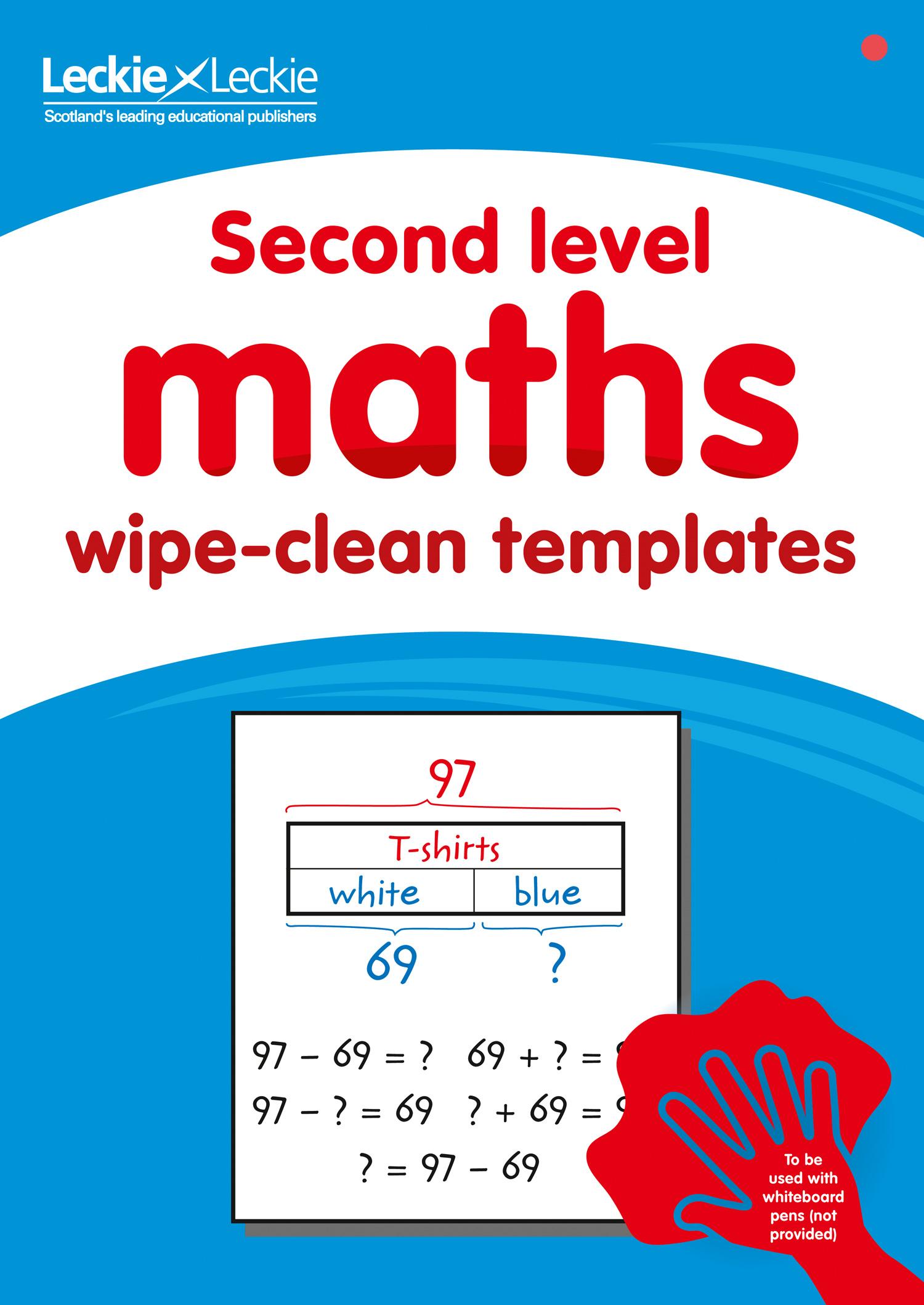 Vorderes Coverbild Second Level Wipe-Clean Maths Templates for CfE Primary Maths