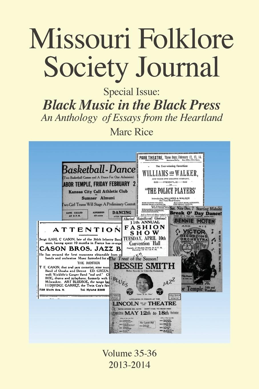Vorderes Coverbild Missouri Folklore Society Journal