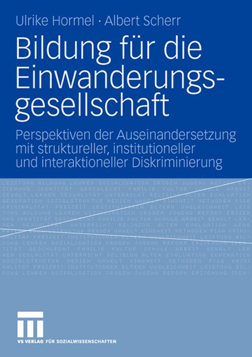 Vorderes Coverbild Bildung für die Einwanderungsgesellschaft