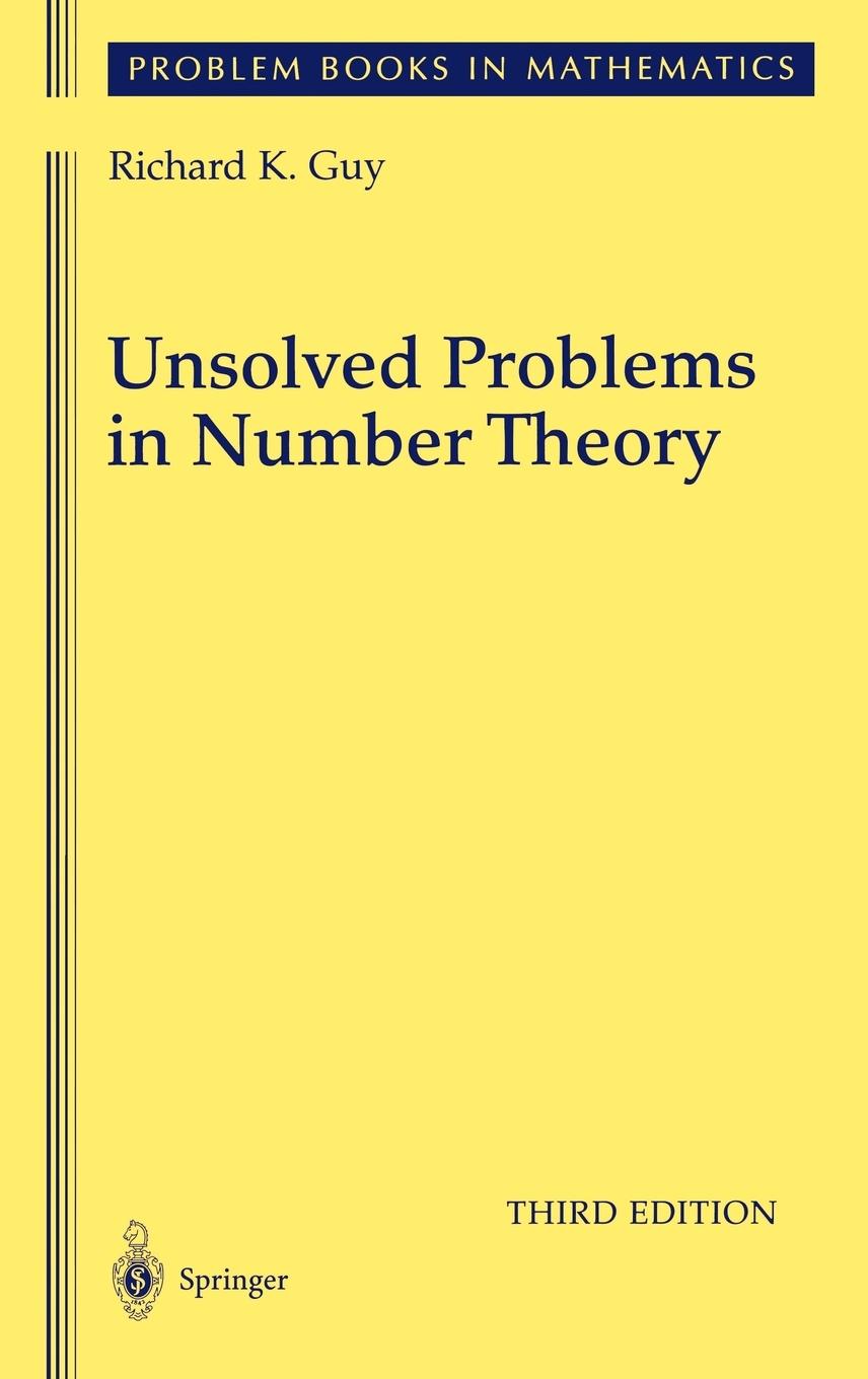 Vorderes Coverbild Unsolved Problems in Number Theory