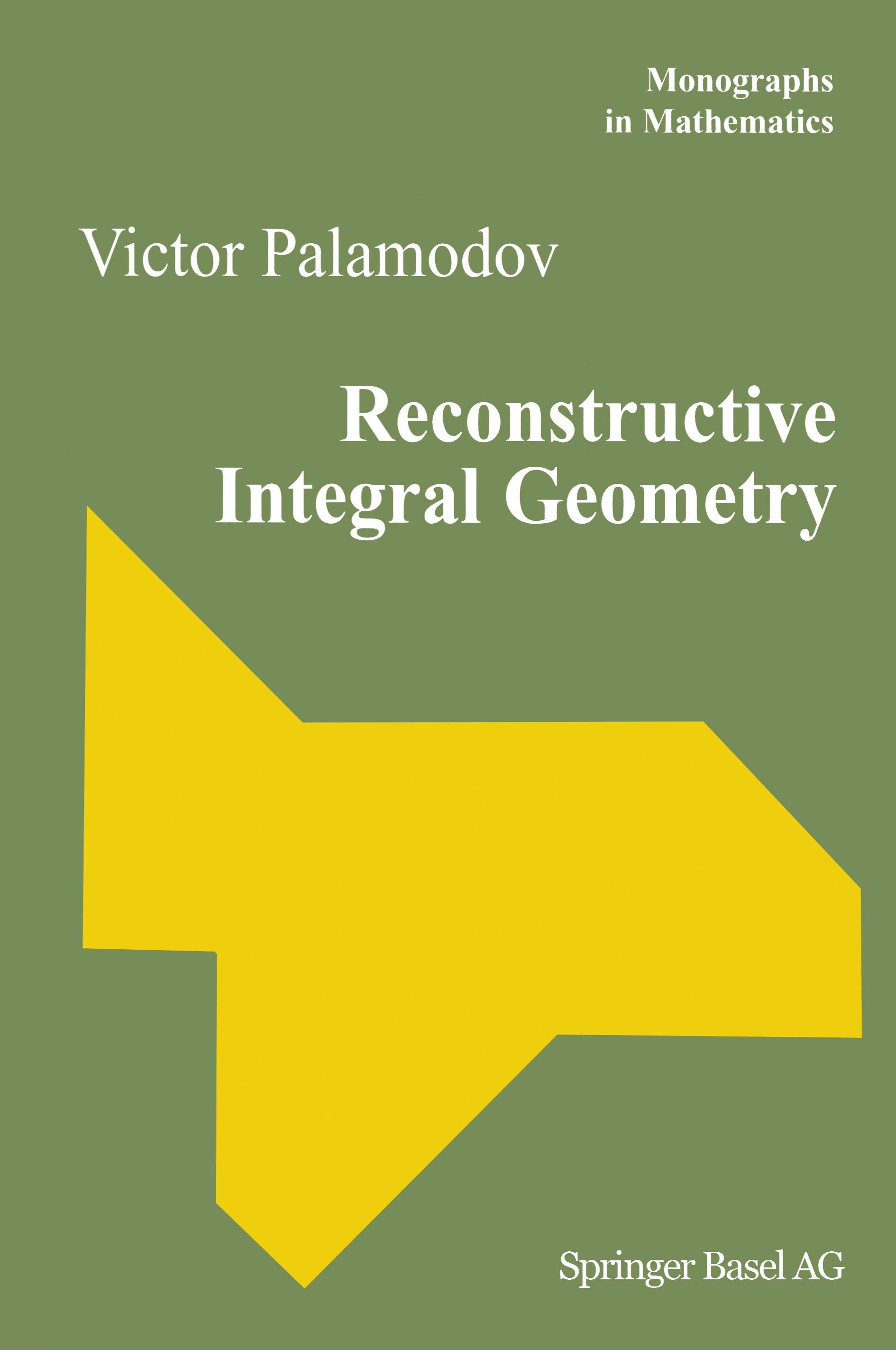 Vorderes Coverbild Reconstructive Integral Geometry