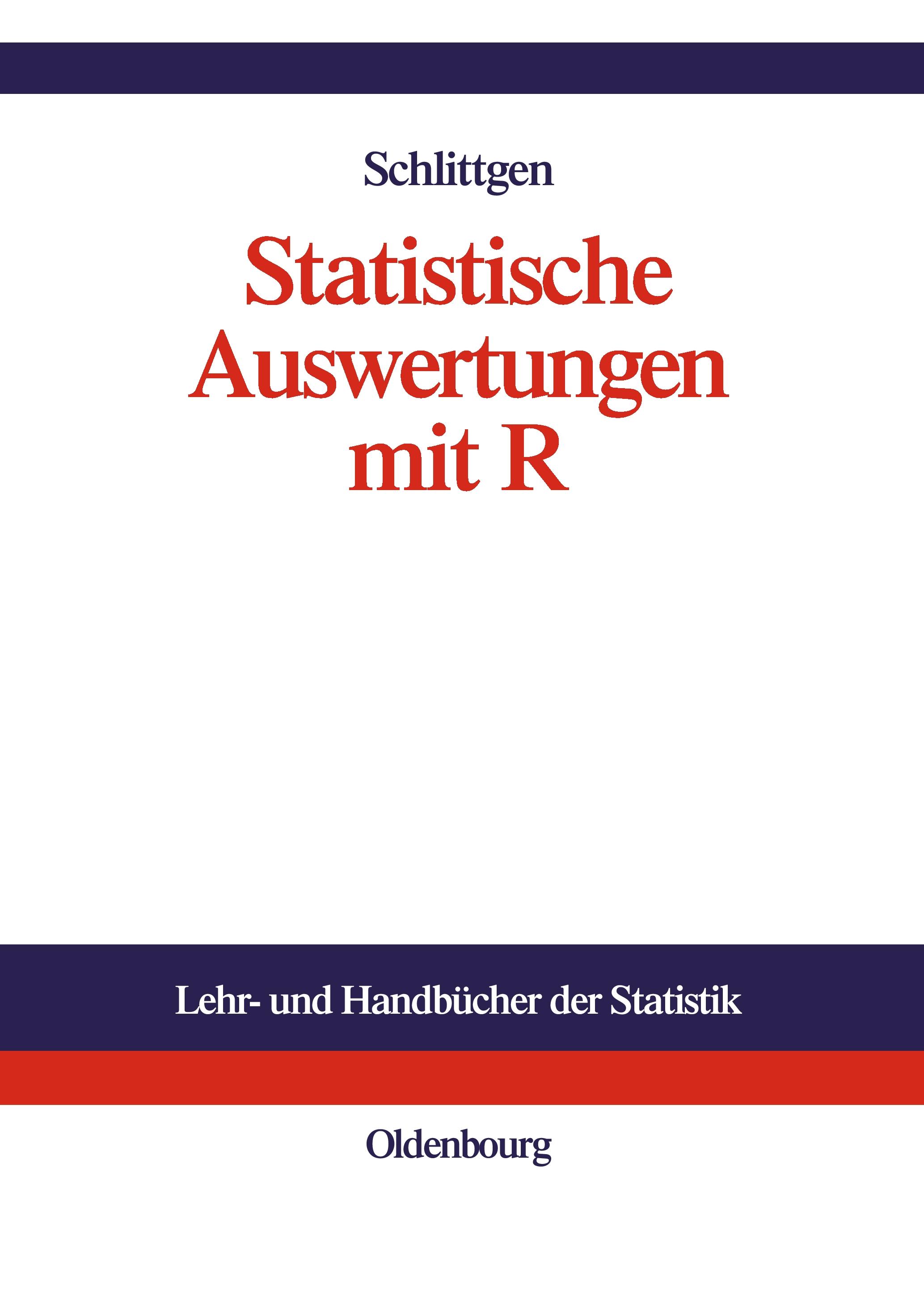 Vorderes Coverbild Statistische Auswertungen