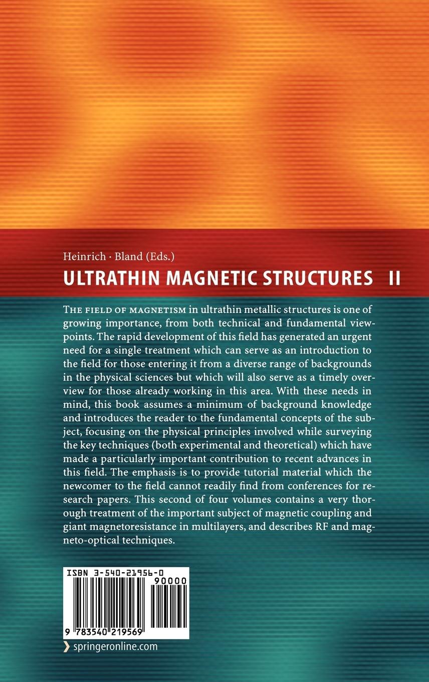 Rückseitencover Ultrathin Magnetic Structures II