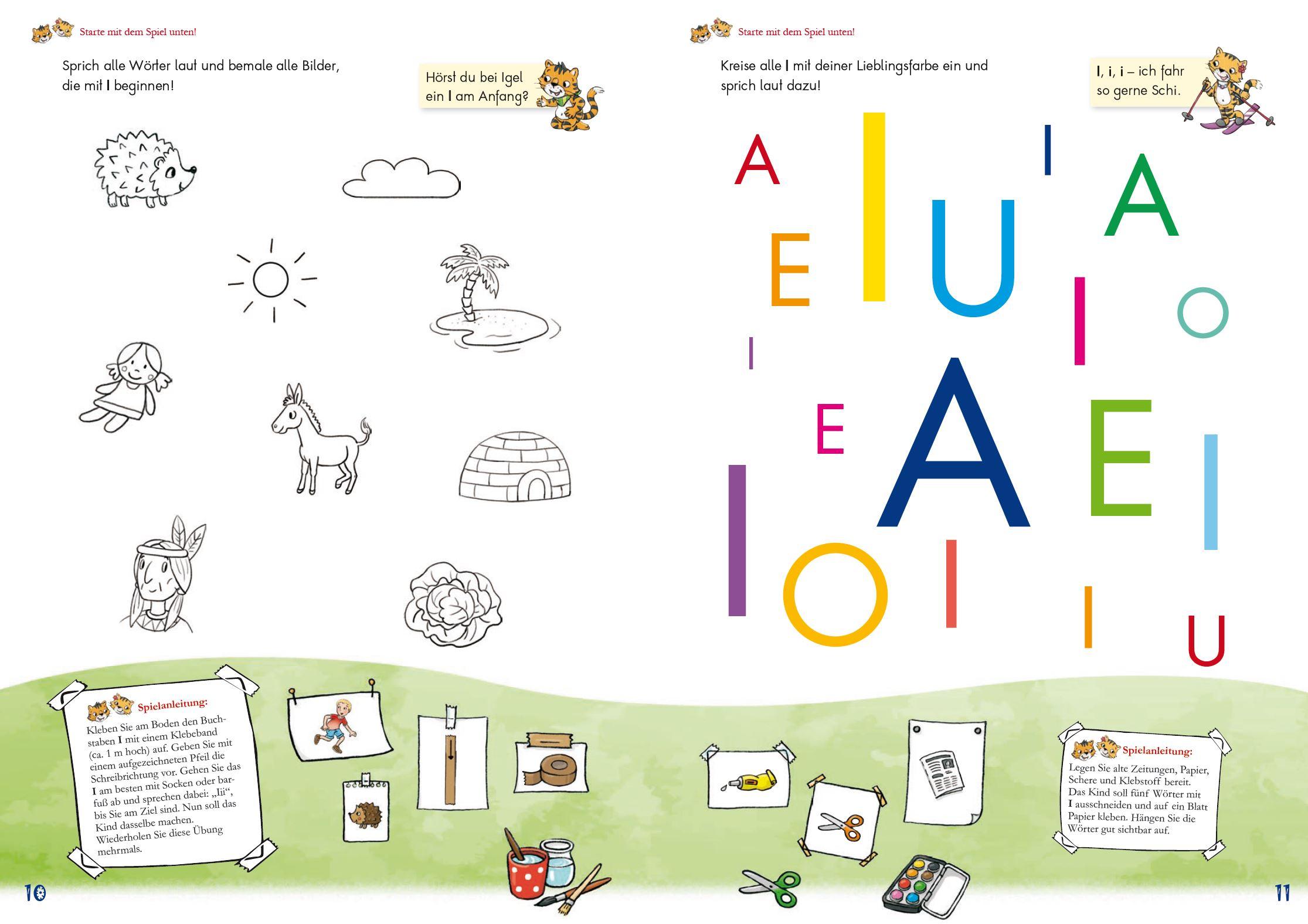 Beispielinhalt (Bild) Lernen mit Teo und Tia - Ich lerne Lesen - Kindergarten/Vorschule