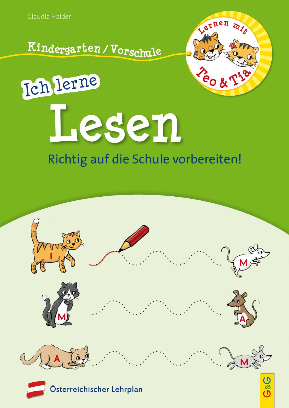 Vorderes Coverbild Lernen mit Teo und Tia - Ich lerne Lesen - Kindergarten/Vorschule