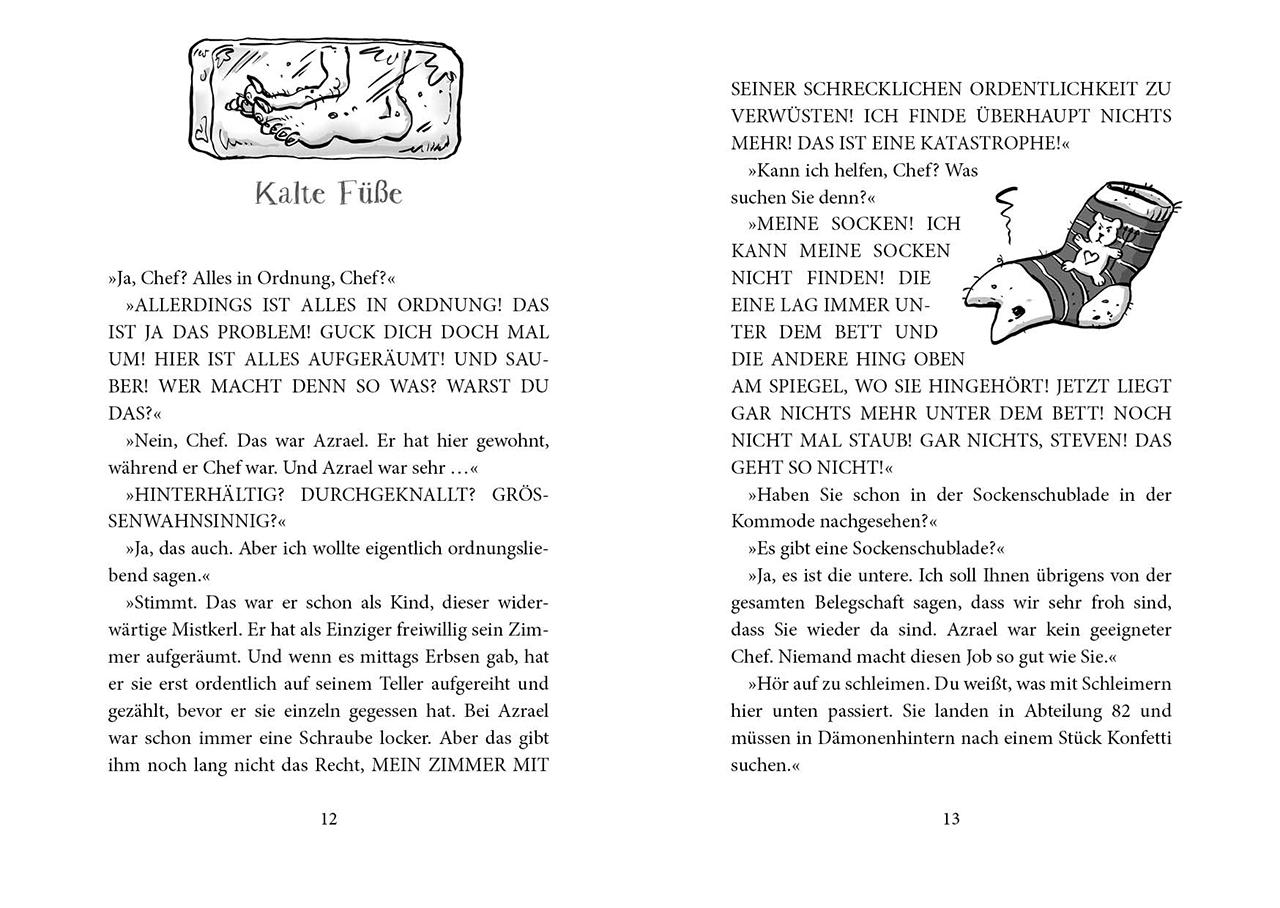 Beispielinhalt (Bild) Luzifer junior (Band 5) - Ein höllischer Tausch