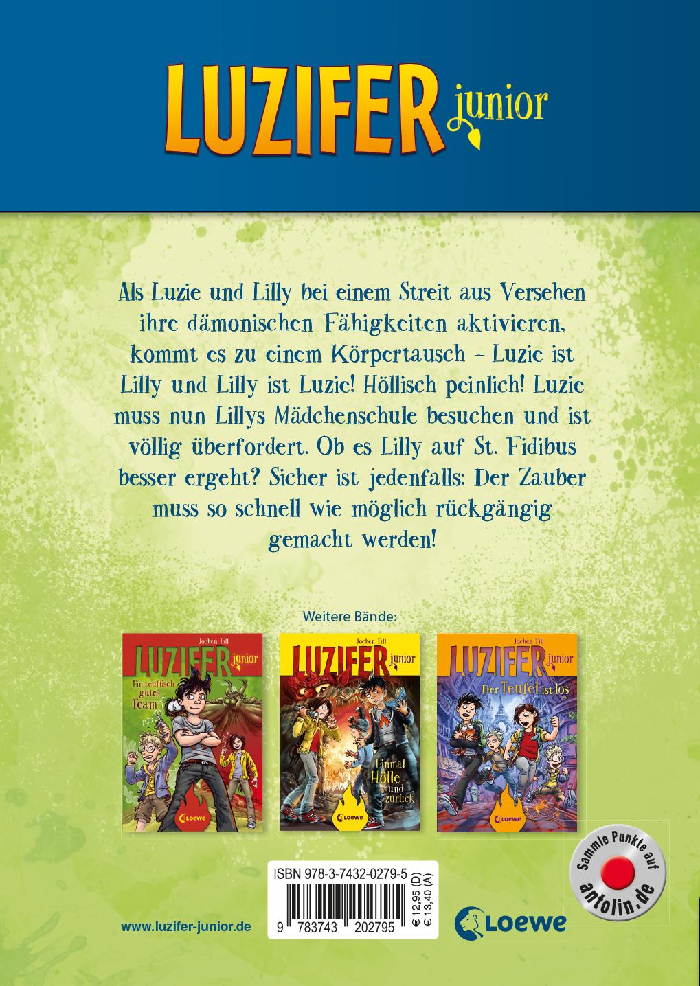 Rückseitencover Luzifer junior (Band 5) - Ein höllischer Tausch