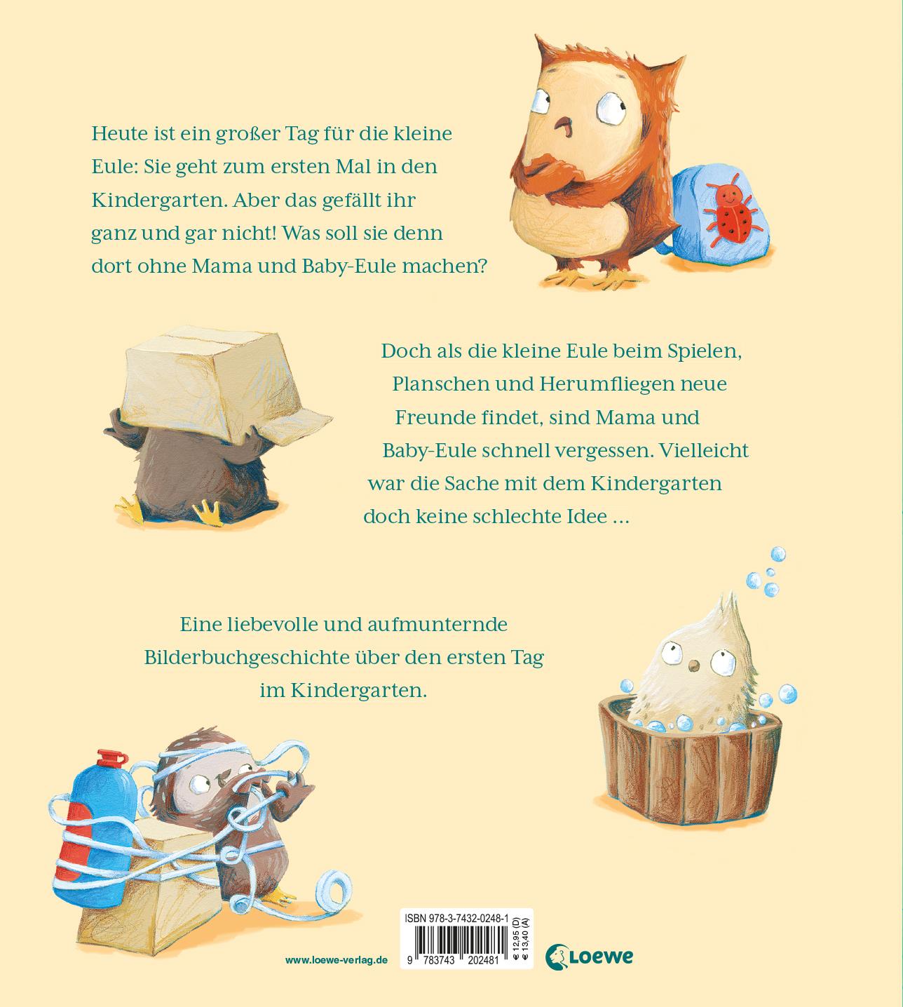 Rückseitencover Die kleine Eule kommt in den Kindergarten