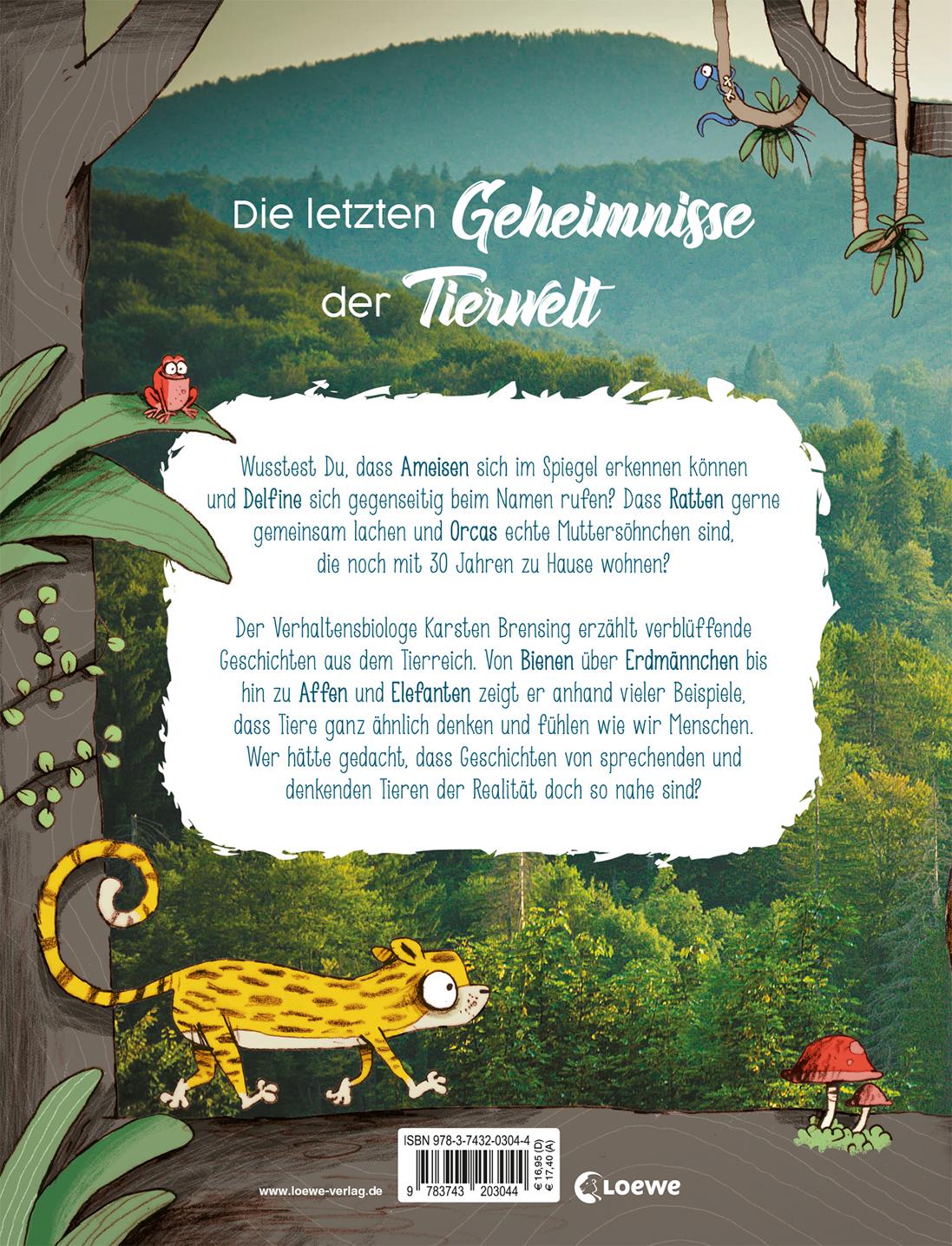 Rückseitencover Wie Tiere denken und fühlen