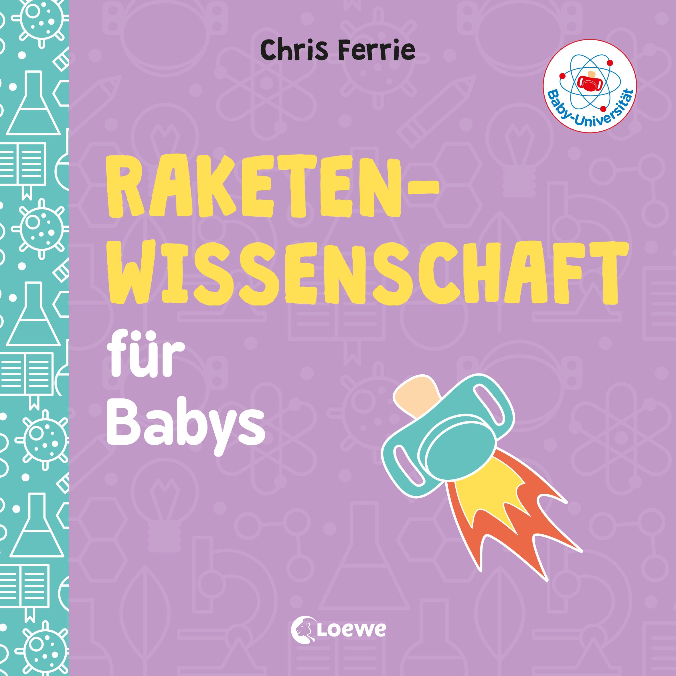 Vorderes Coverbild Baby-Universität - Raketenwissenschaft für Babys