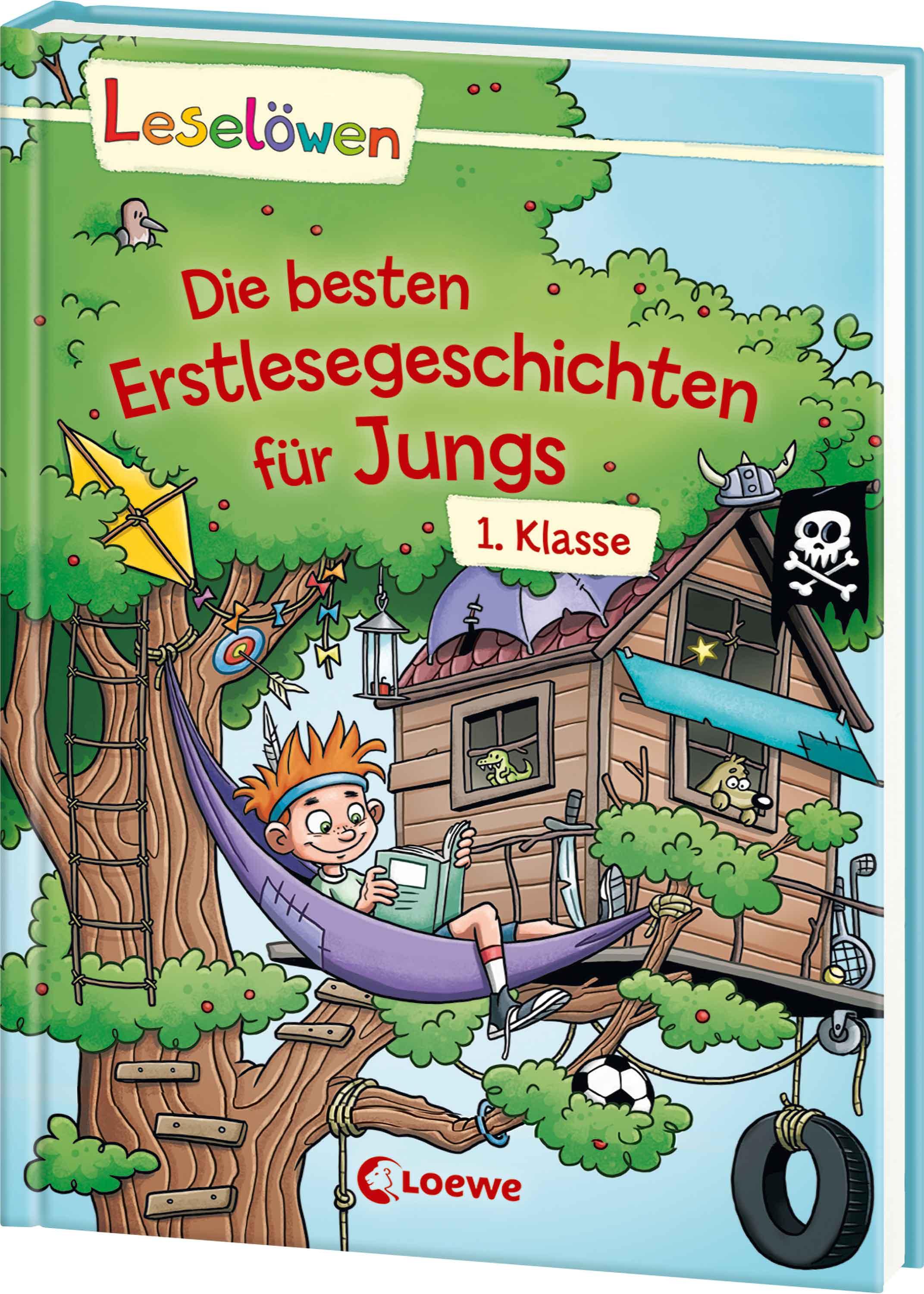 Vorderes Coverbild Leselöwen - Die besten Erstlesegeschichten für Jungs 1. Klasse