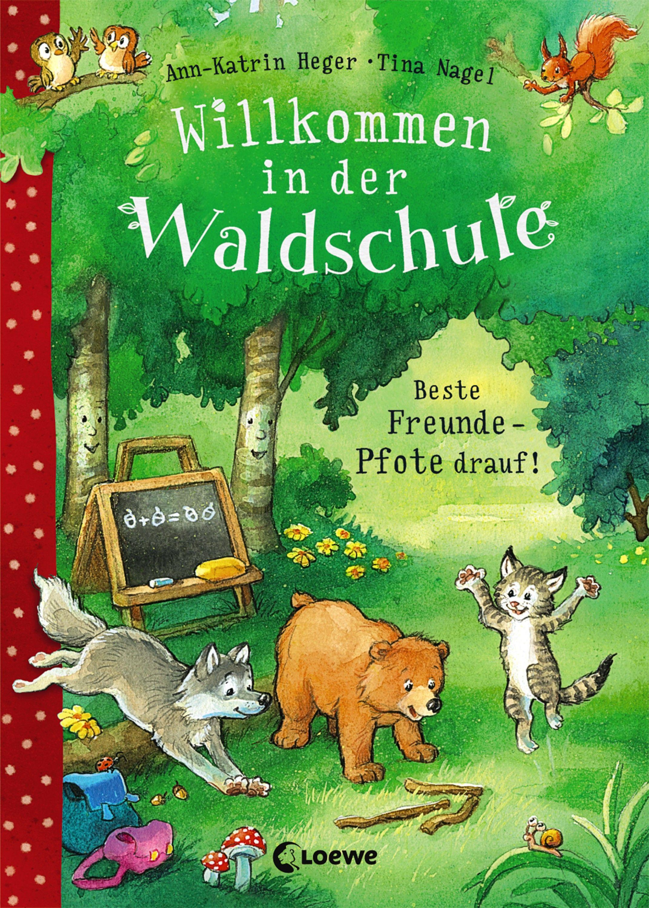 Vorderes Coverbild Willkommen in der Waldschule (Band 1) - Beste Freunde - Pfote drauf!