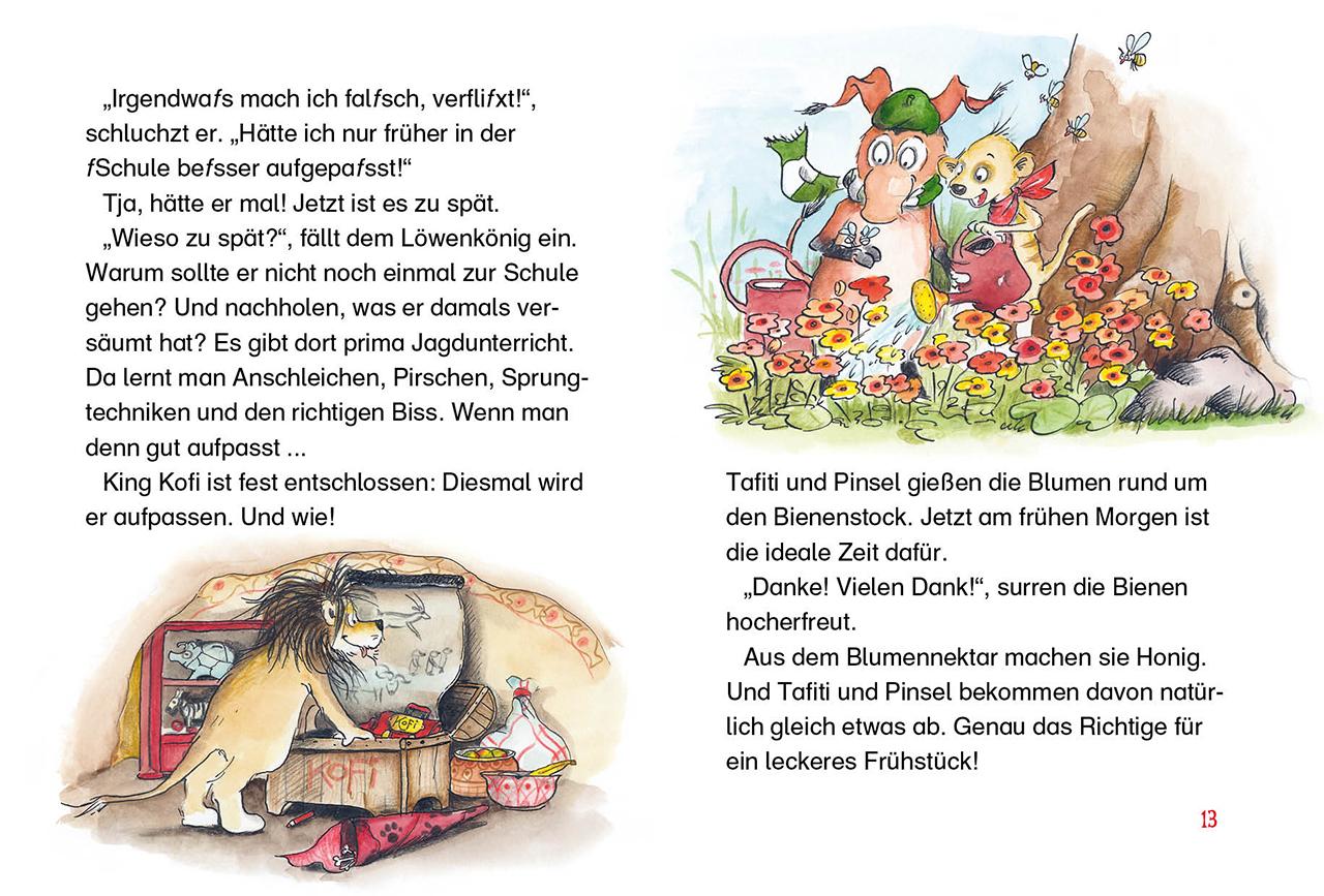 Beispielinhalt (Bild) Tafiti und die Löwen-Schule