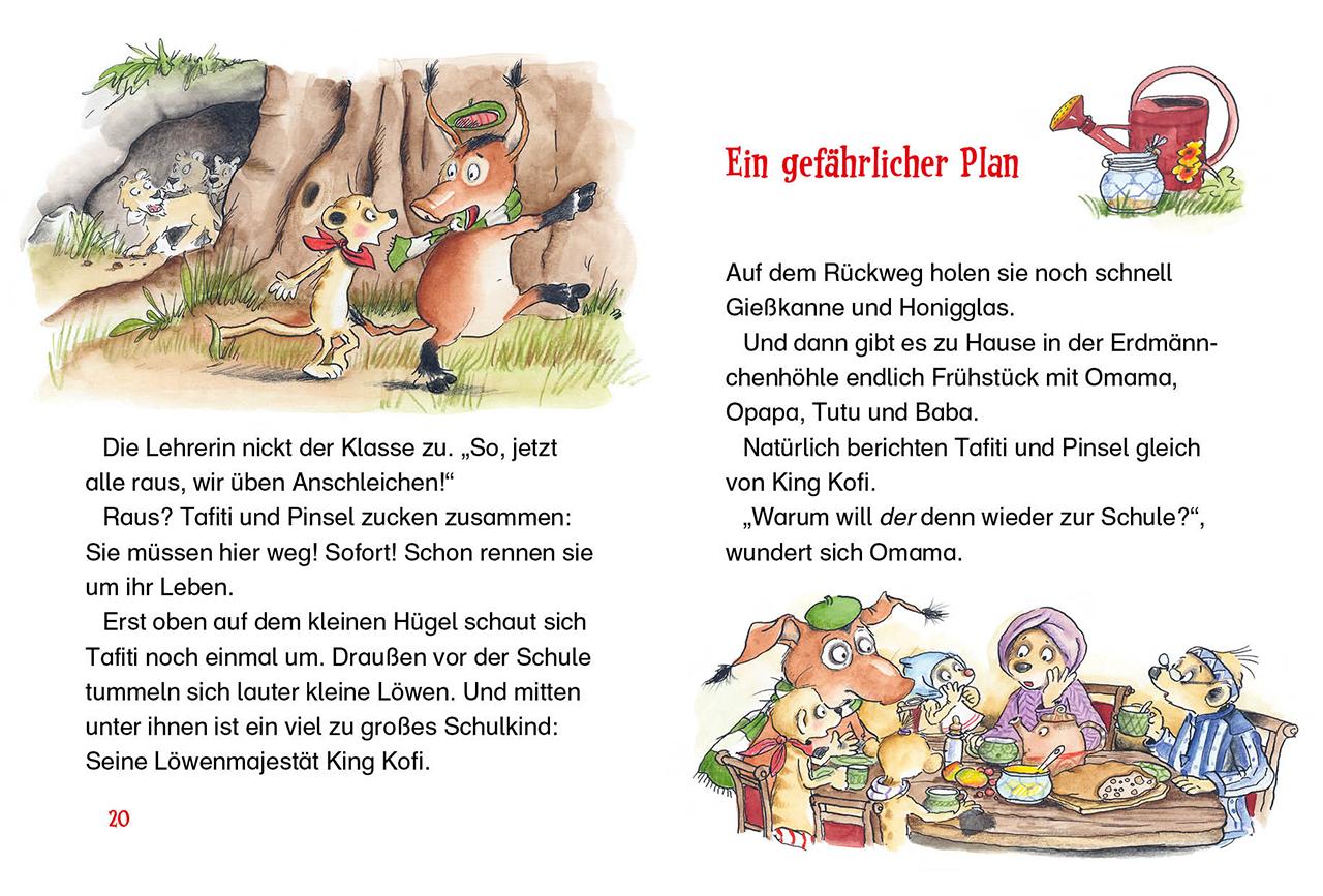Beispielinhalt (Bild) Tafiti und die Löwen-Schule