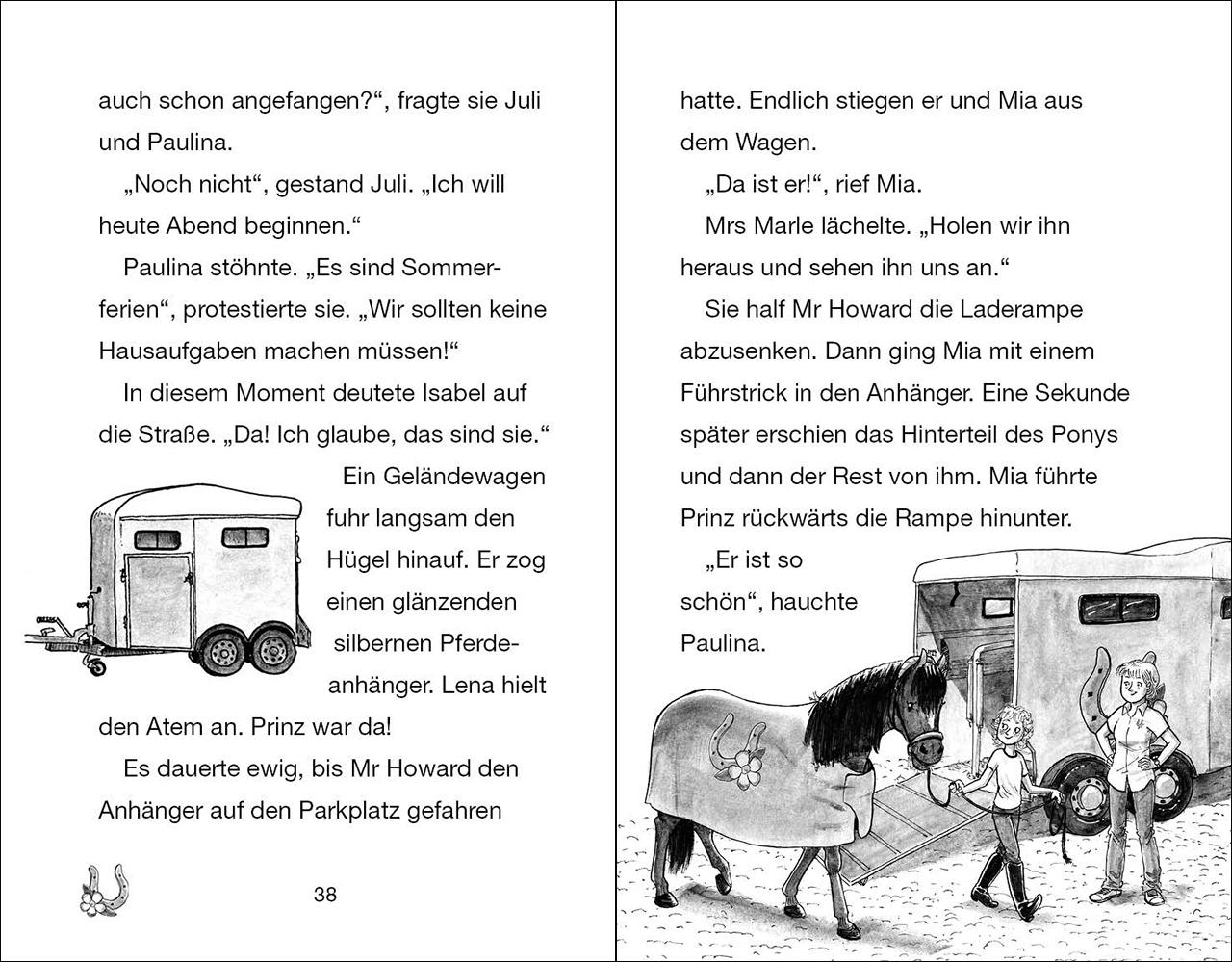 Beispielinhalt (Bild) Ponyhof Apfelblüte 13 - Ein eigenes Pony für Mia