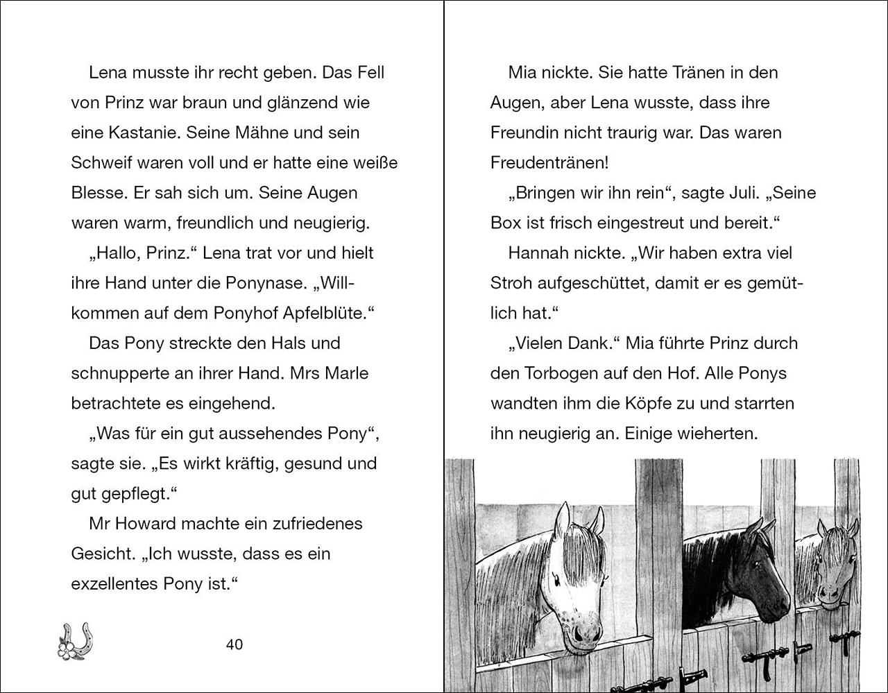 Beispielinhalt (Bild) Ponyhof Apfelblüte 13 - Ein eigenes Pony für Mia