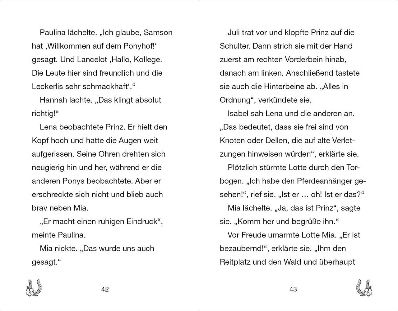 Beispielinhalt (Bild) Ponyhof Apfelblüte 13 - Ein eigenes Pony für Mia