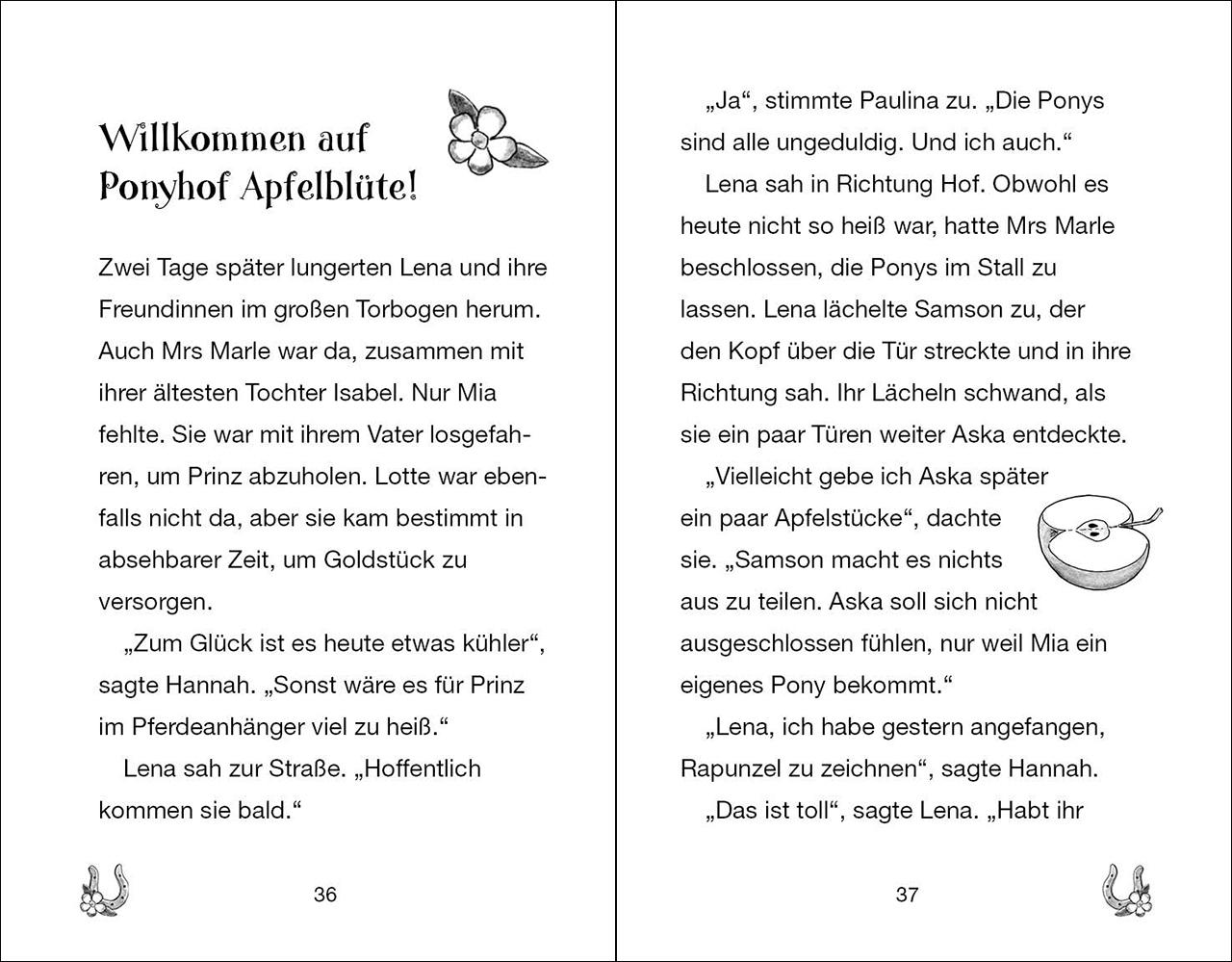 Beispielinhalt (Bild) Ponyhof Apfelblüte 13 - Ein eigenes Pony für Mia
