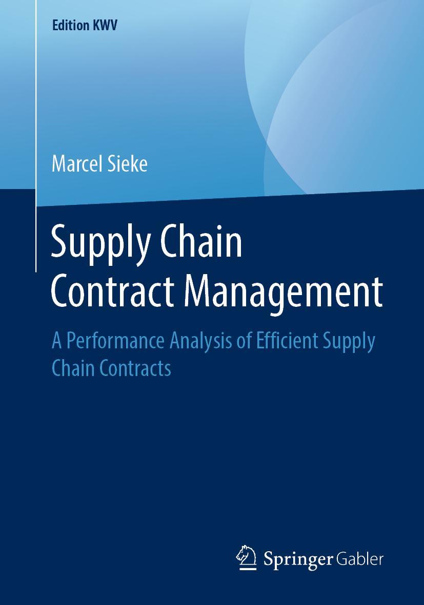 Vorderes Coverbild Supply Chain Contract Management