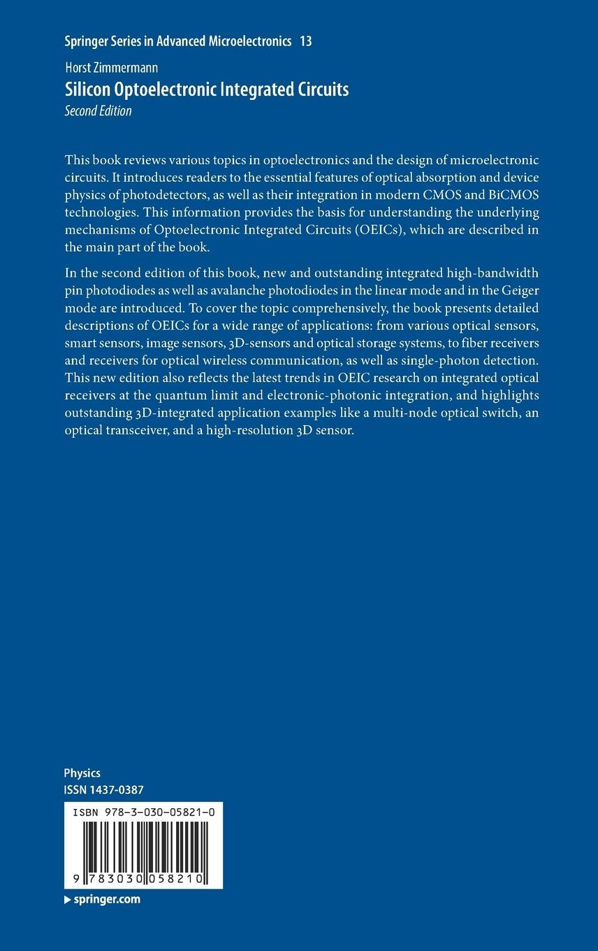 Rückseitencover Silicon Optoelectronic Integrated Circuits