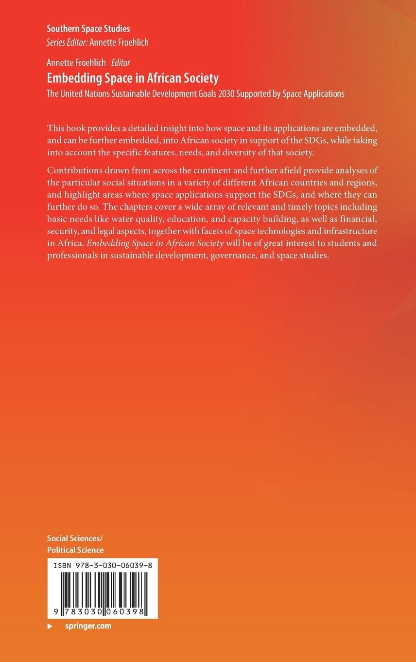 Rückseitencover Embedding Space in African Society