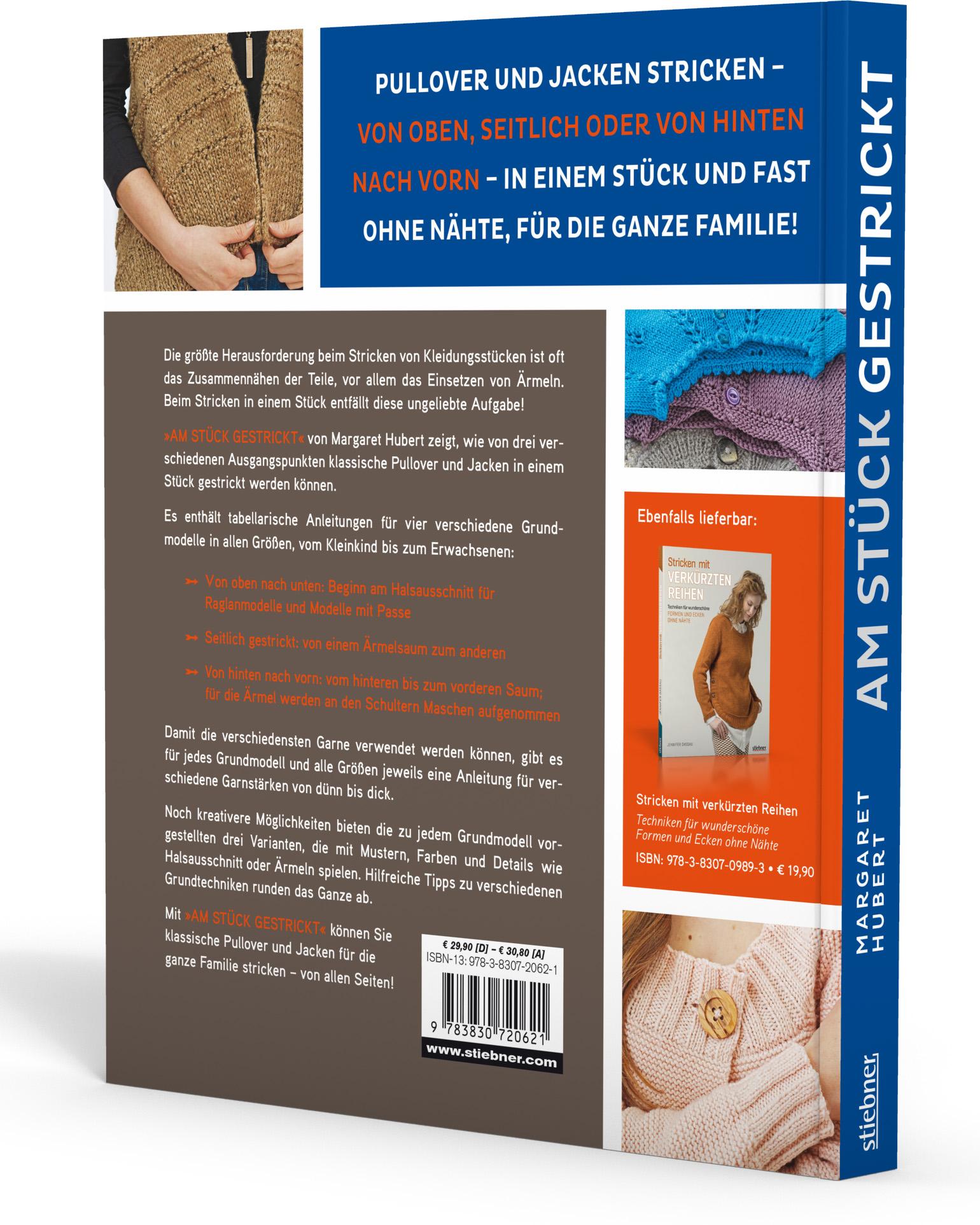 Rückseitencover Am Stück gestrickt