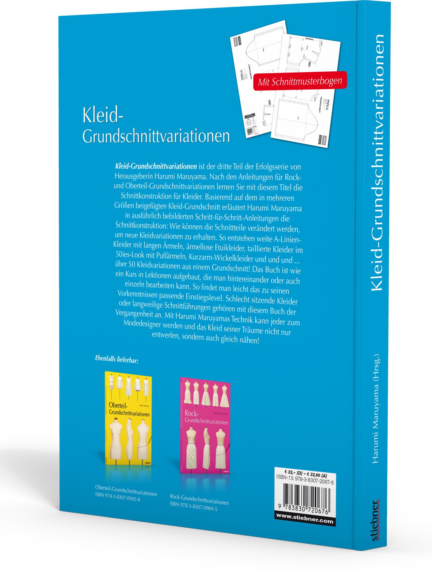Rückseitencover Kleid-Grundschnittvariationen