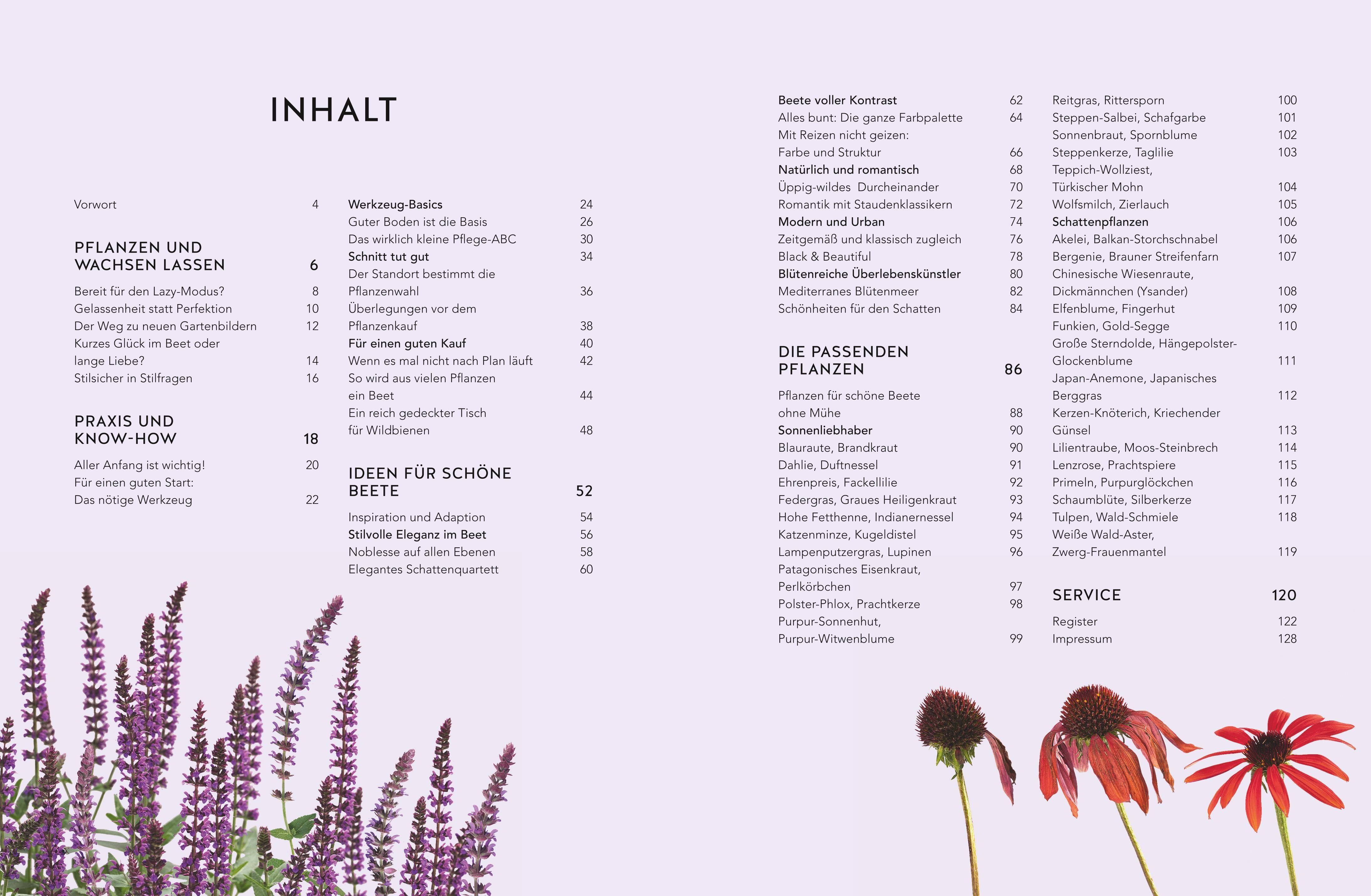 Beispielinhalt (Bild) Schöne Beete für Faule