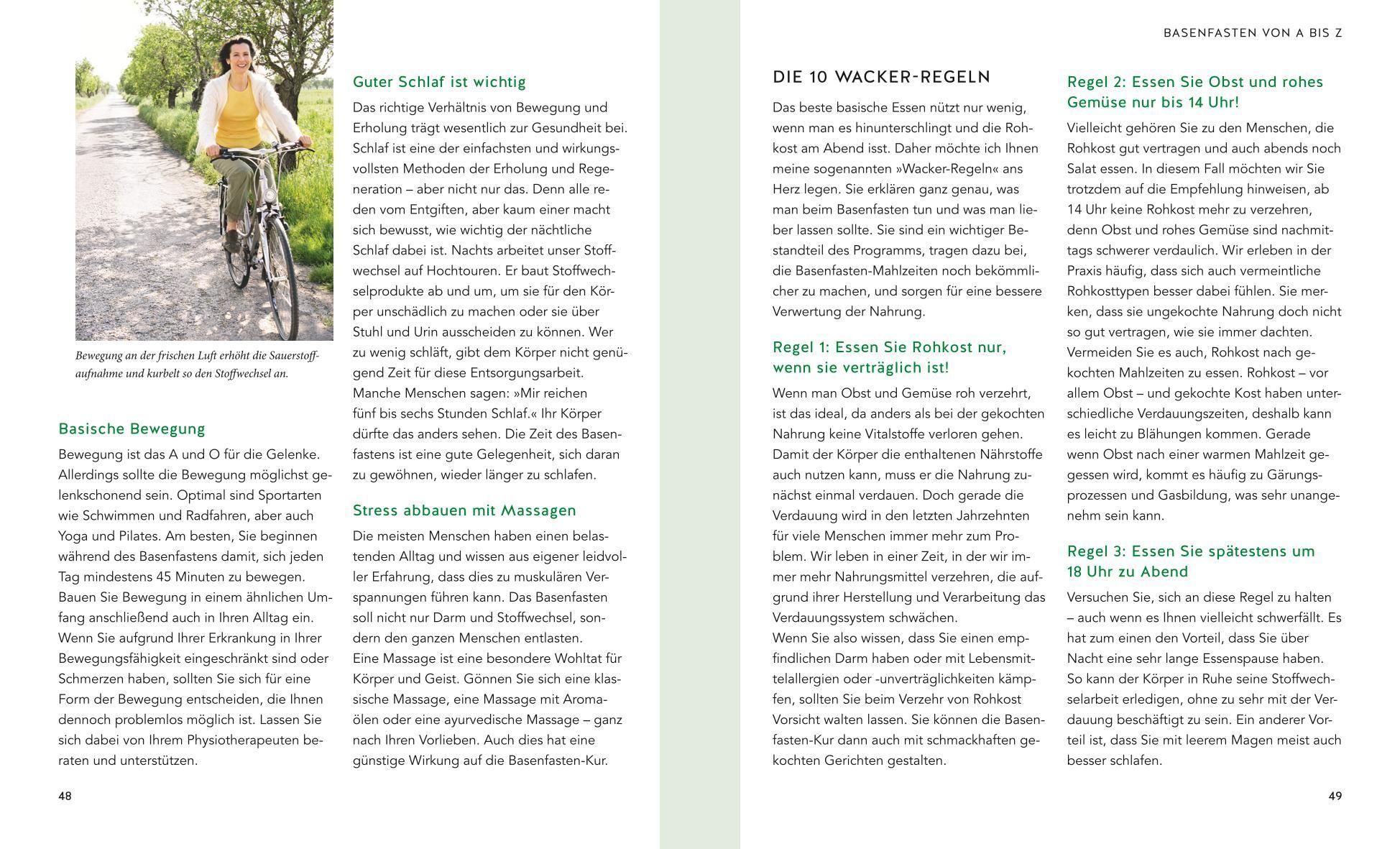 Beispielinhalt (Bild) Basenfasten für die Gelenke