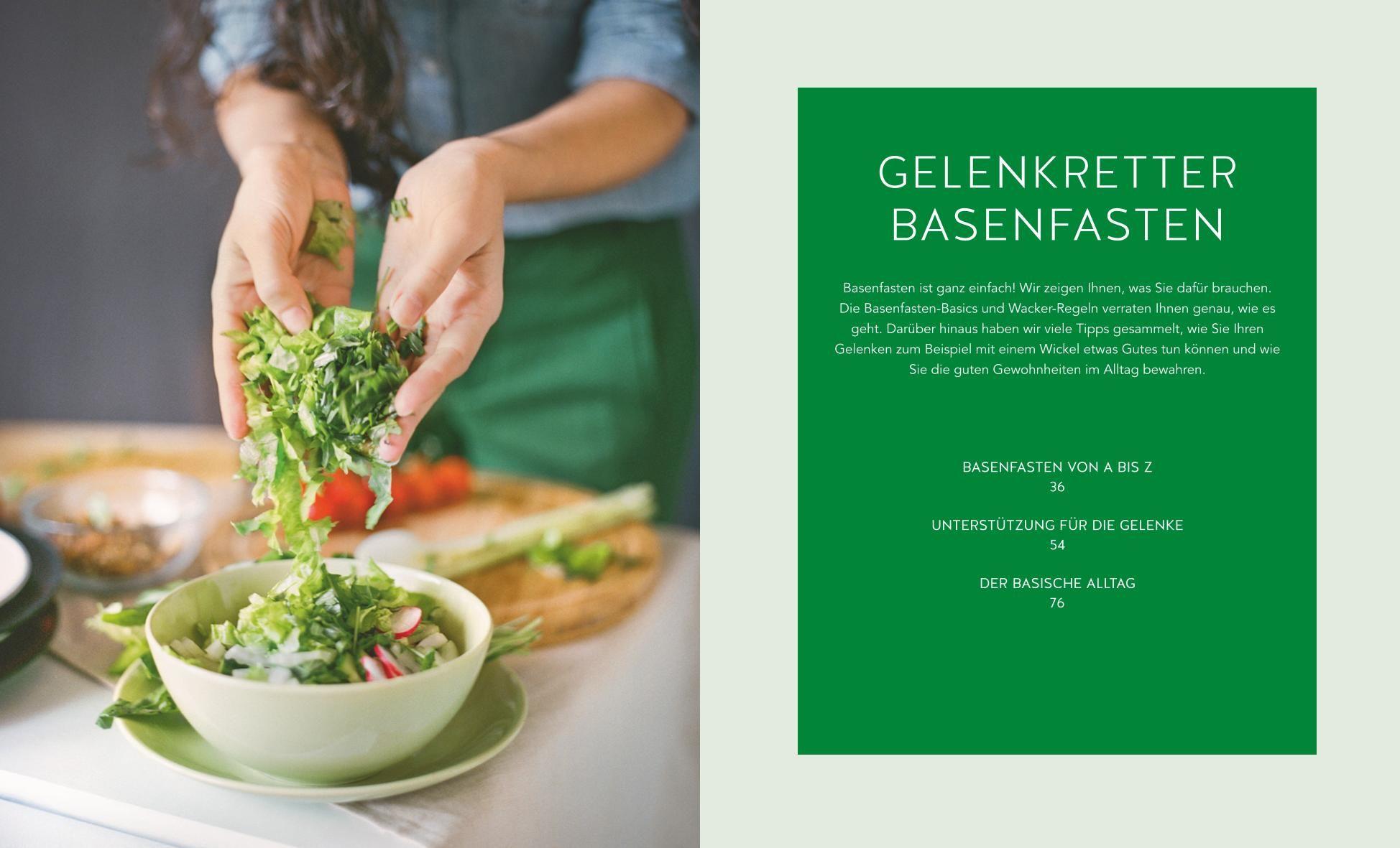 Beispielinhalt (Bild) Basenfasten für die Gelenke