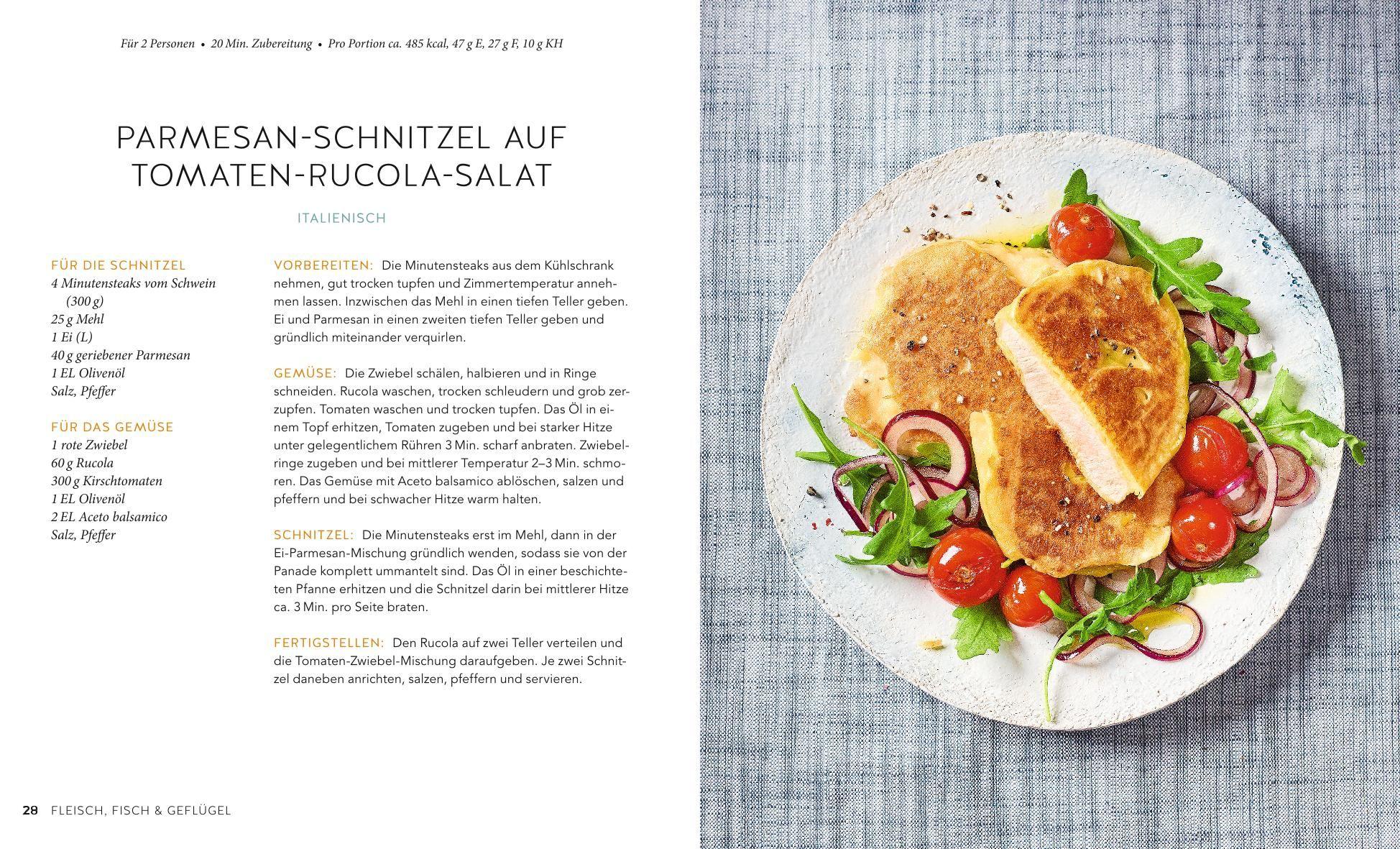 Beispielinhalt (Bild) Expresskochen Low Carb