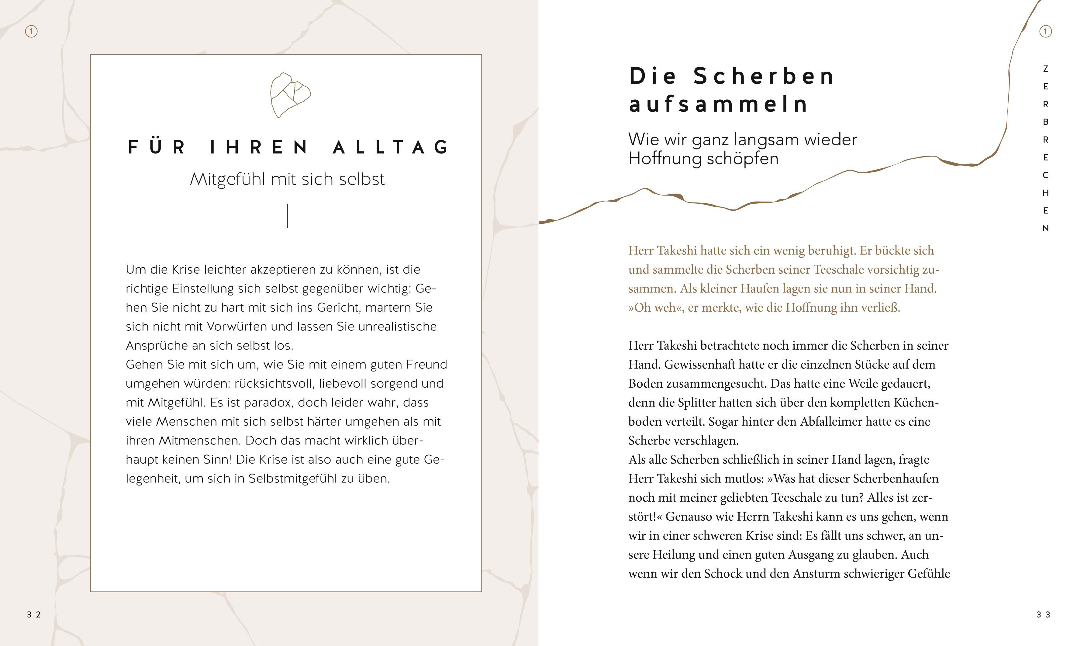 Beispielinhalt (Bild) KINTSUGI - Scherben bringen Glück