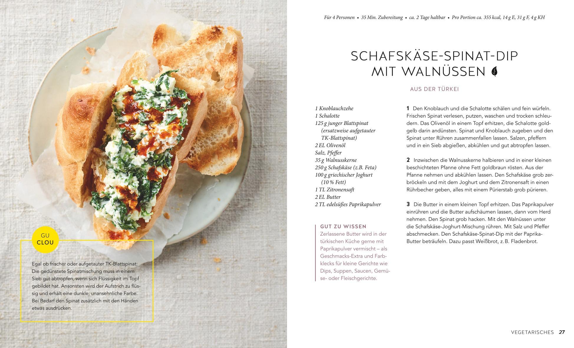 Beispielinhalt (Bild) 1 Brot - 50 Aufstriche