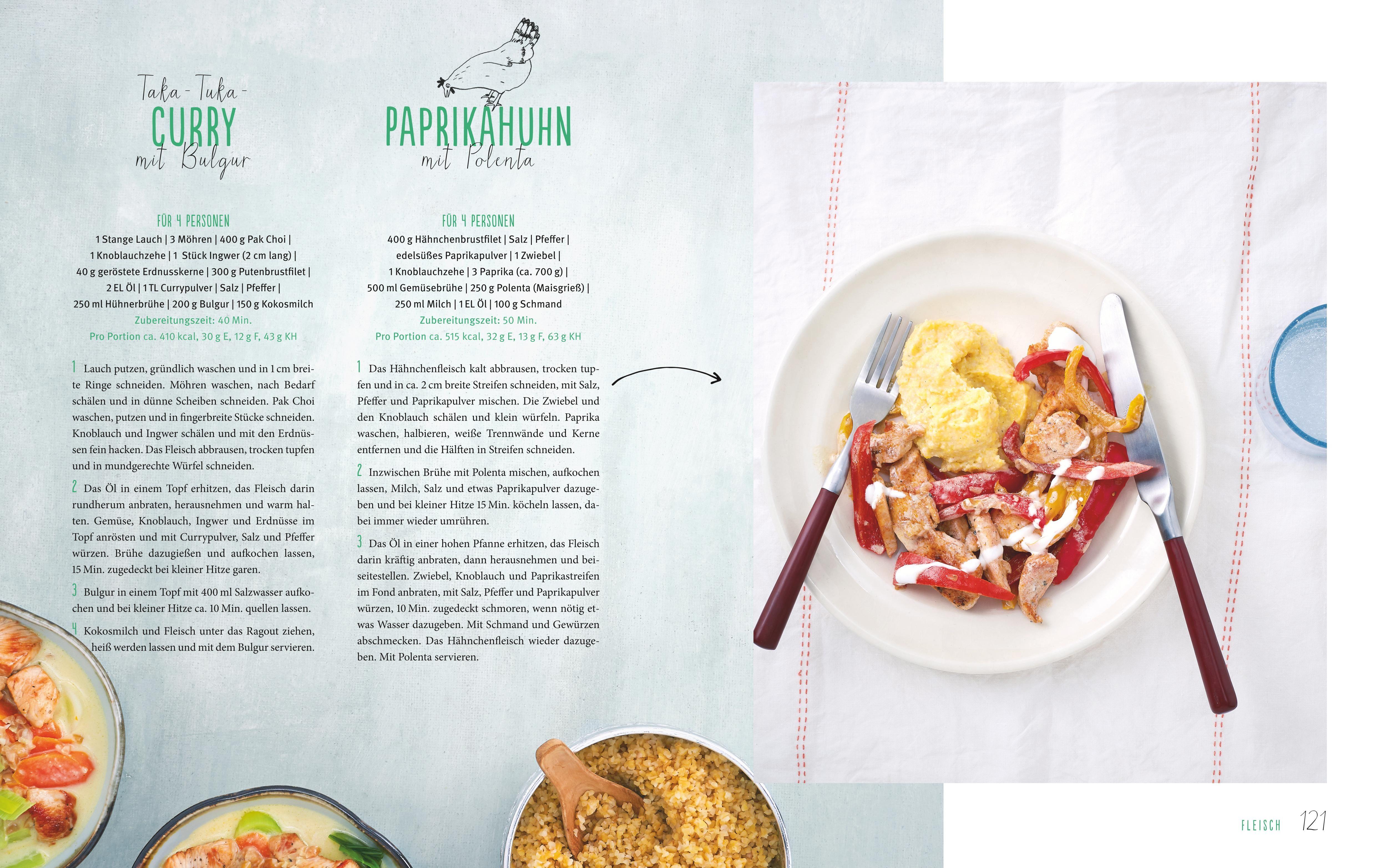 Beispielinhalt (Bild) Kochen für Kinder