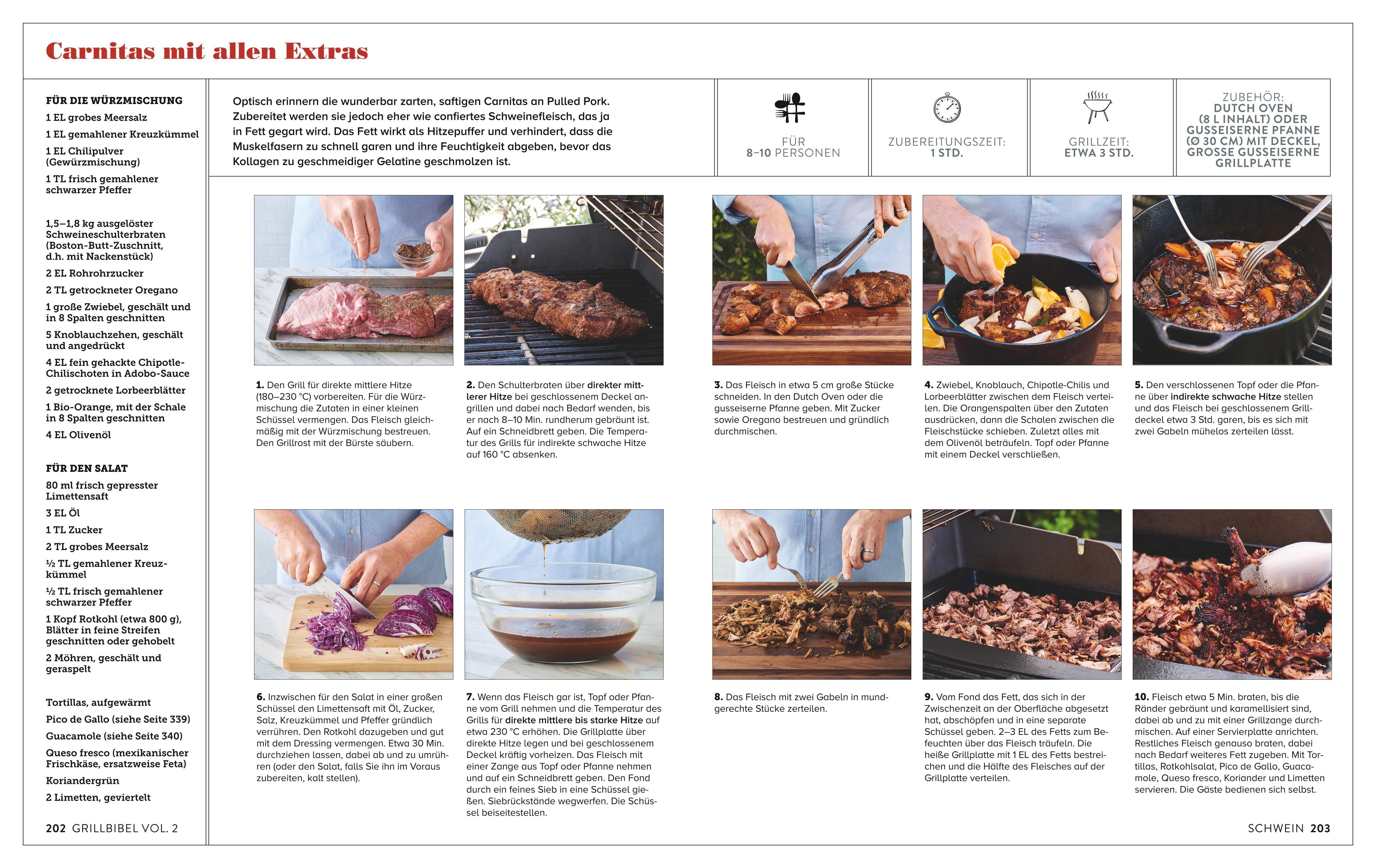 Beispielinhalt (Bild) Weber's Grillbibel Vol. 2