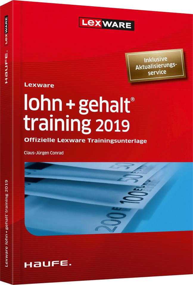 Vorderes Coverbild Lexware lohn+gehalt® training 2019 - inkl. Arbeitshilfen online
