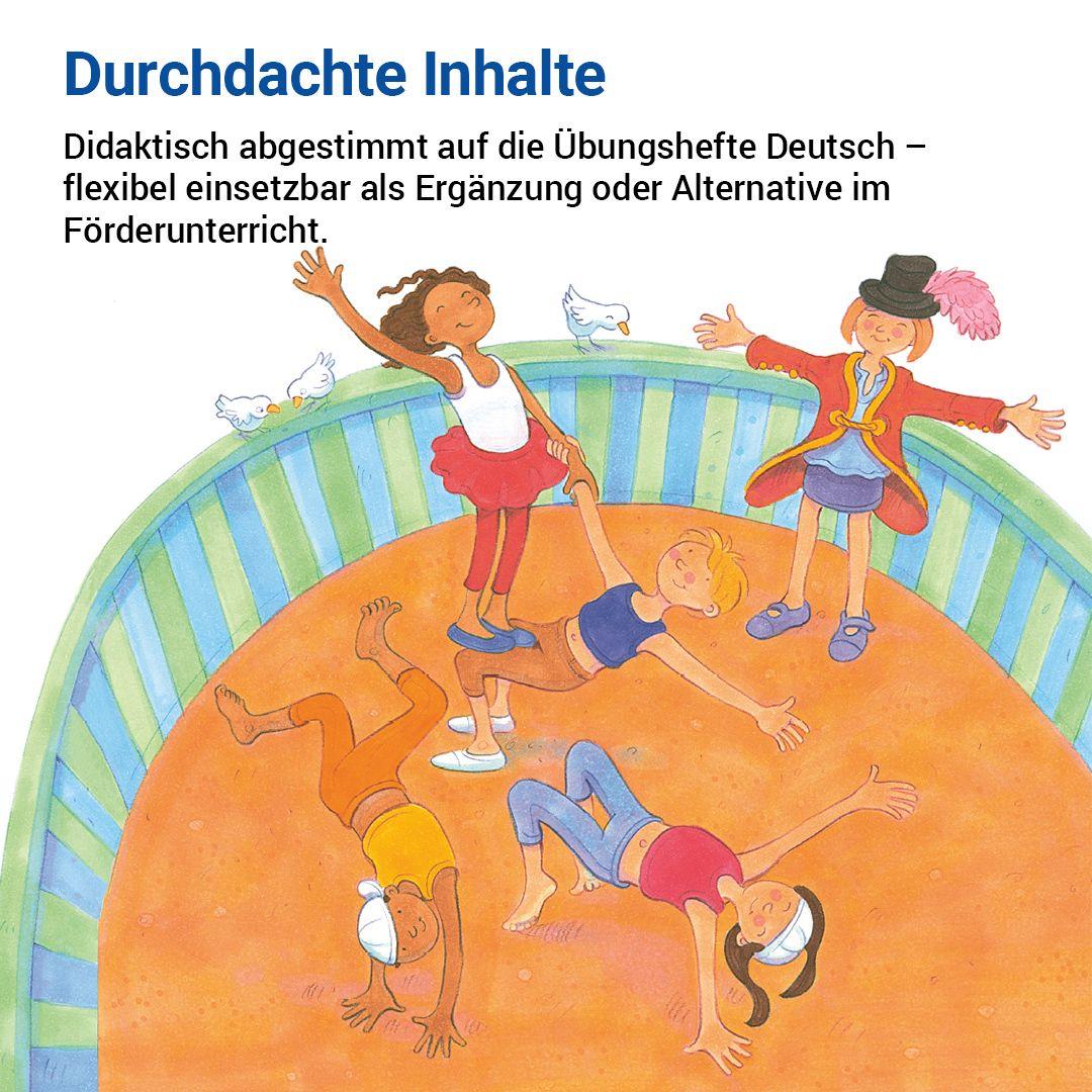 Beispielinhalt (Bild) Das Förderheft Deutsch 4