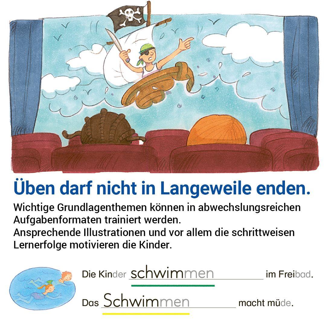 Beispielinhalt (Bild) Das Förderheft Deutsch 4