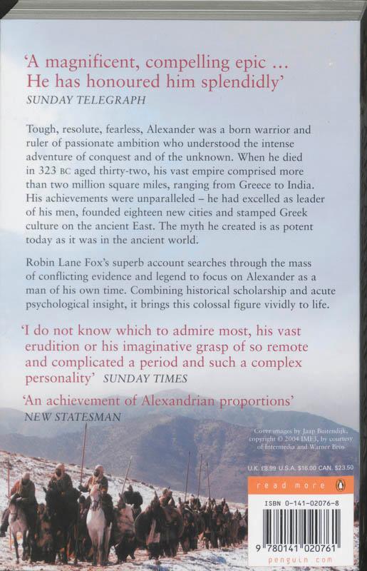 Rückseitencover Alexander the Great