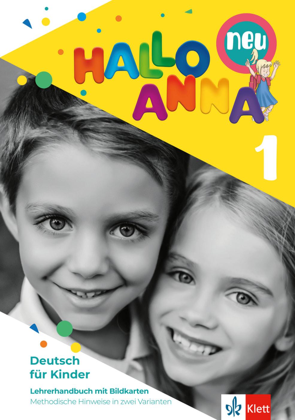 Vorderes Coverbild Hallo Anna 1 neu. Deutsch für Kinder. Lehrerhandbuch