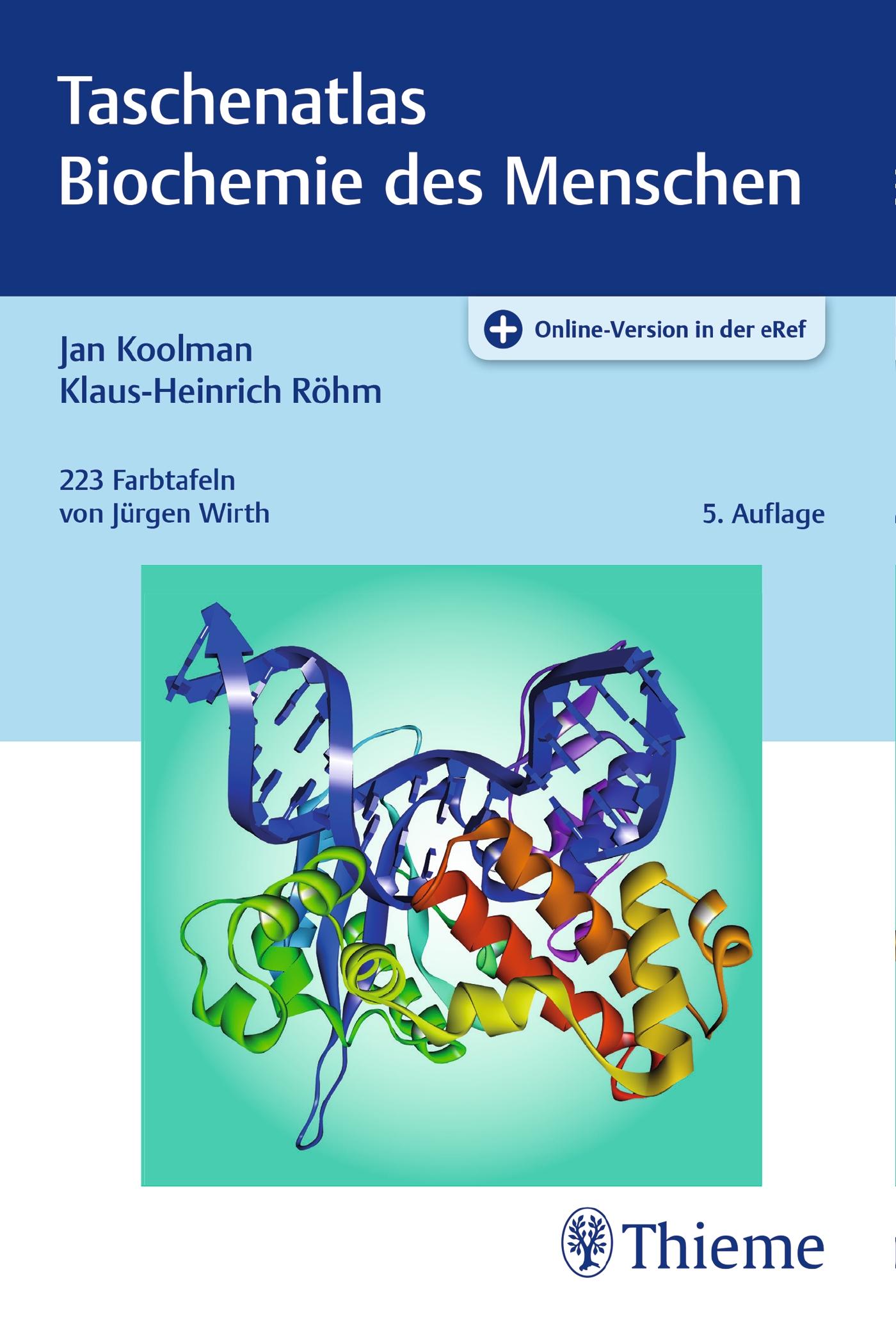 Vorderes Coverbild Taschenatlas Biochemie des Menschen