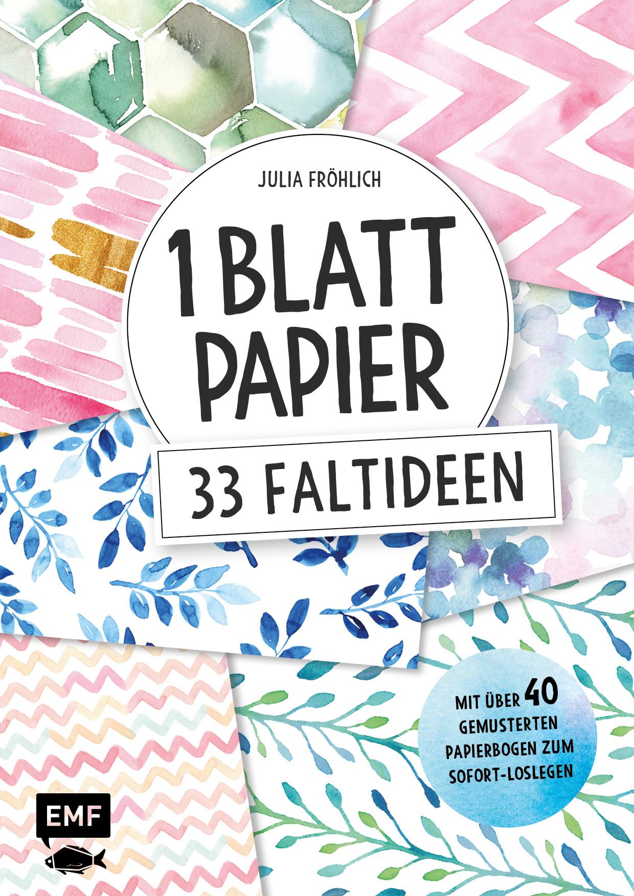 Vorderes Coverbild 1 Blatt Papier - 33 Faltideen