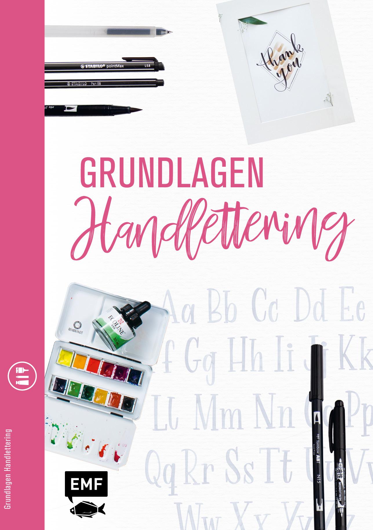 Vorderes Coverbild Grundlagenwerkstatt: Grundlagen Handlettering
