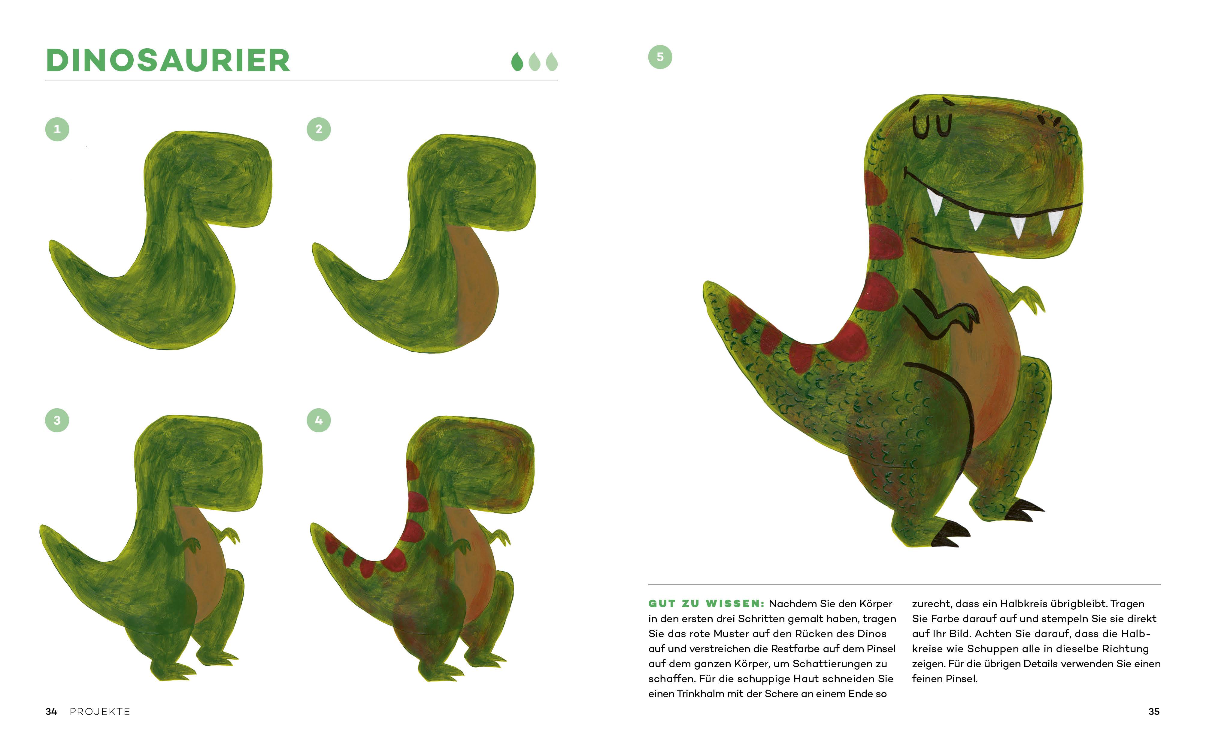 Beispielinhalt (Bild) Kunst Kompakt: Acryl-Motive Step by Step