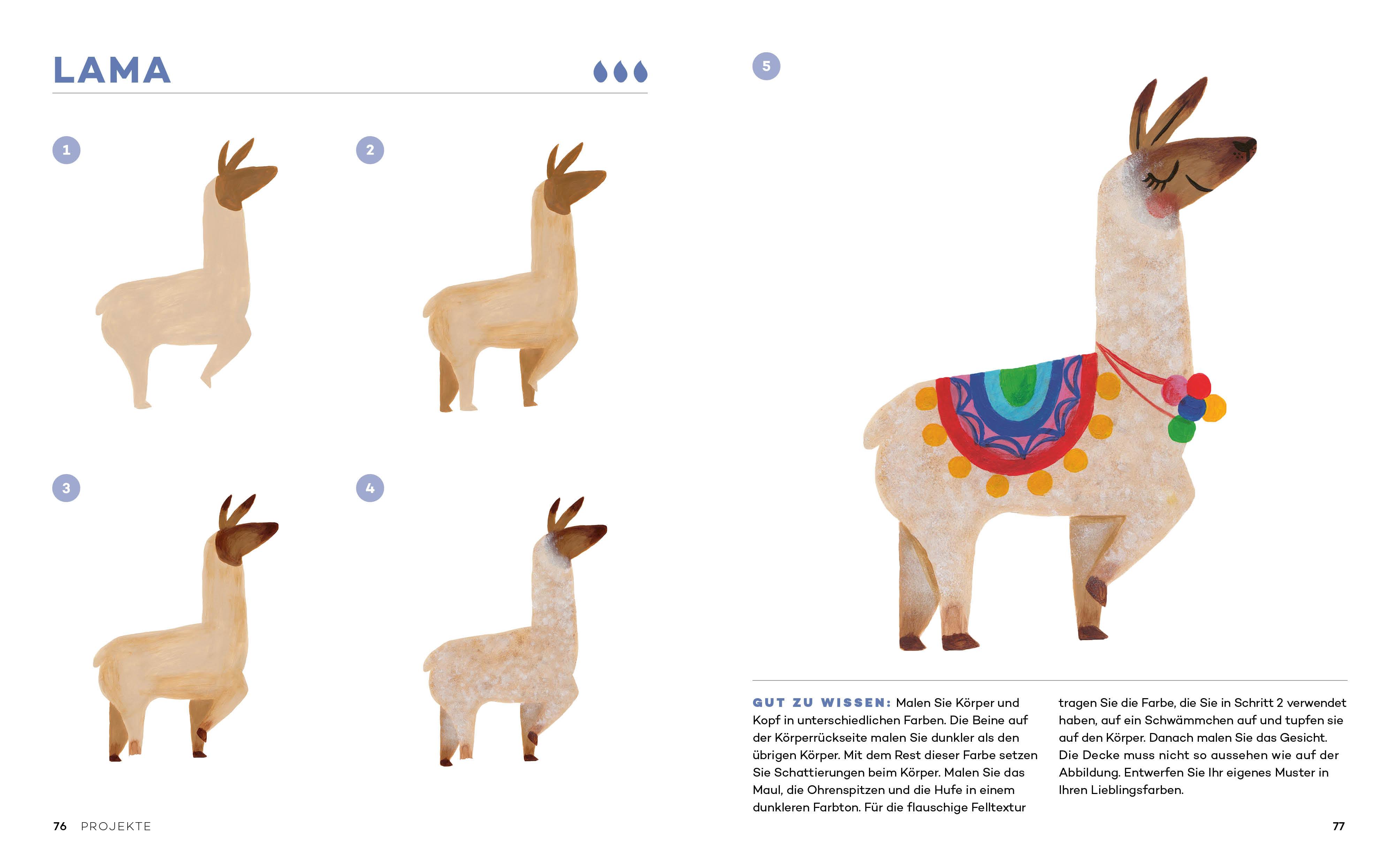Beispielinhalt (Bild) Kunst Kompakt: Acryl-Motive Step by Step