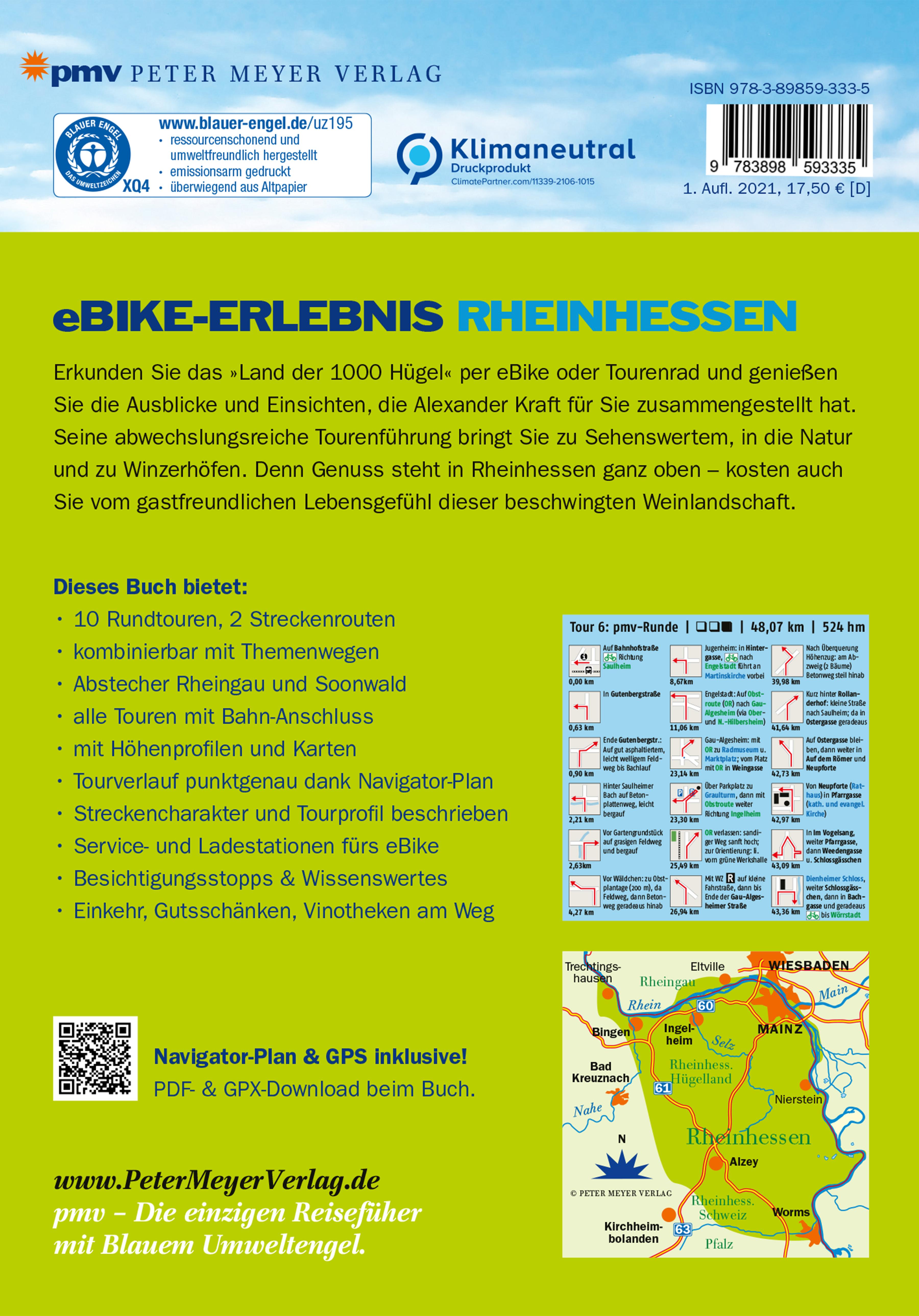 Rückseitencover eBike-Erlebnis Rheinhessen